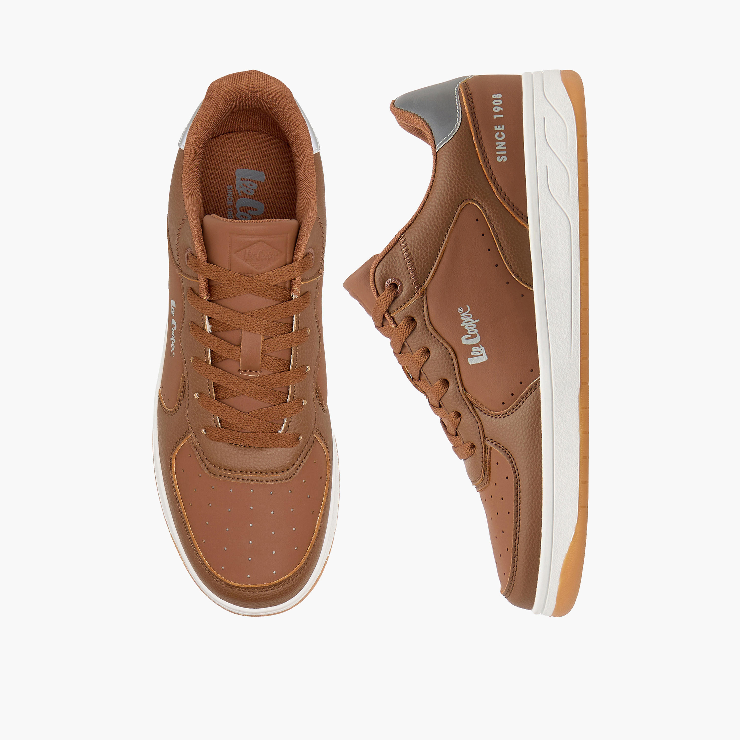 Lee Cooper Men Lace-Up Sneakers-men-shoes-sneakers-image-1
