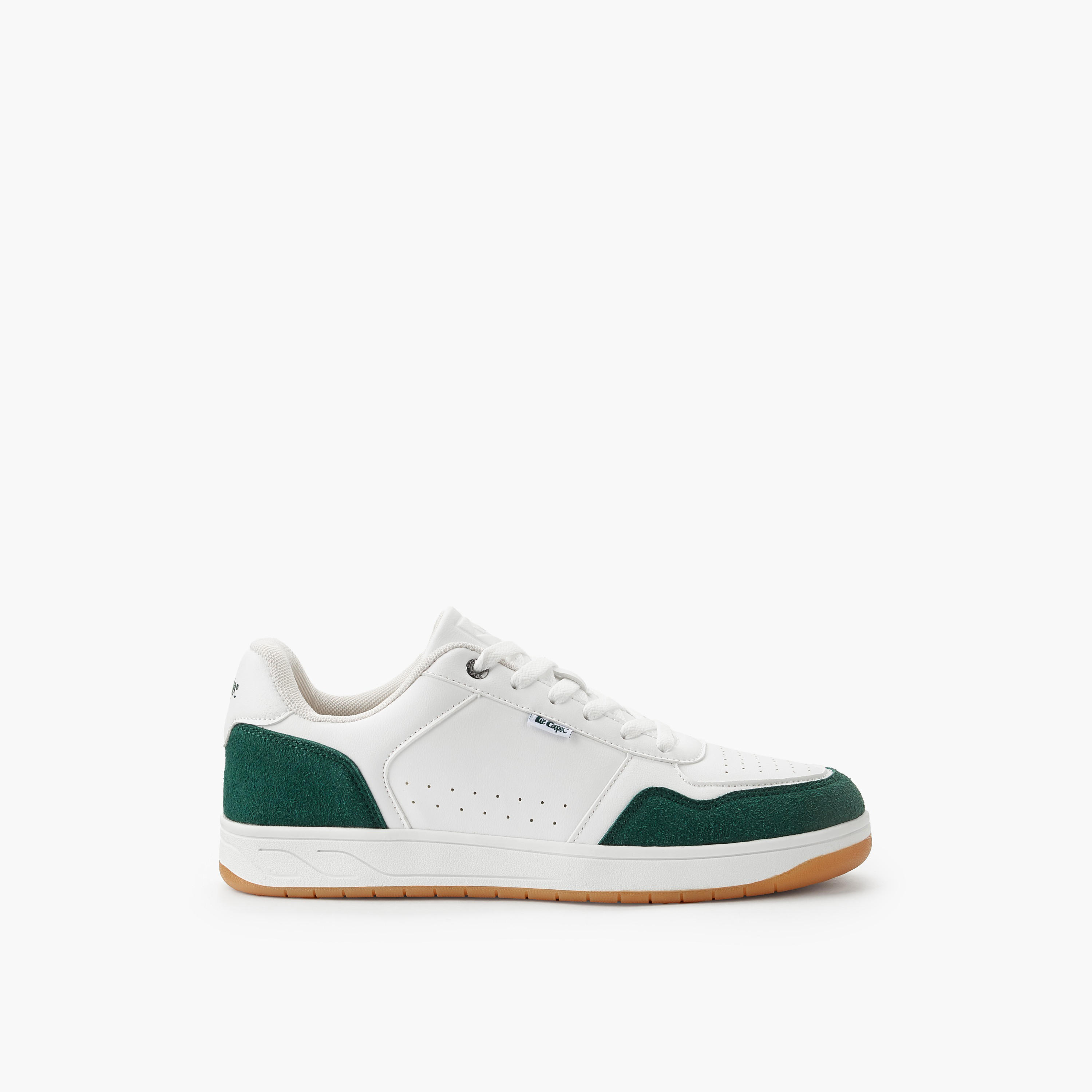 Lee Cooper Men Perforated Lace-Up Ankle Sneakers-men-shoes-sneakers-image-3