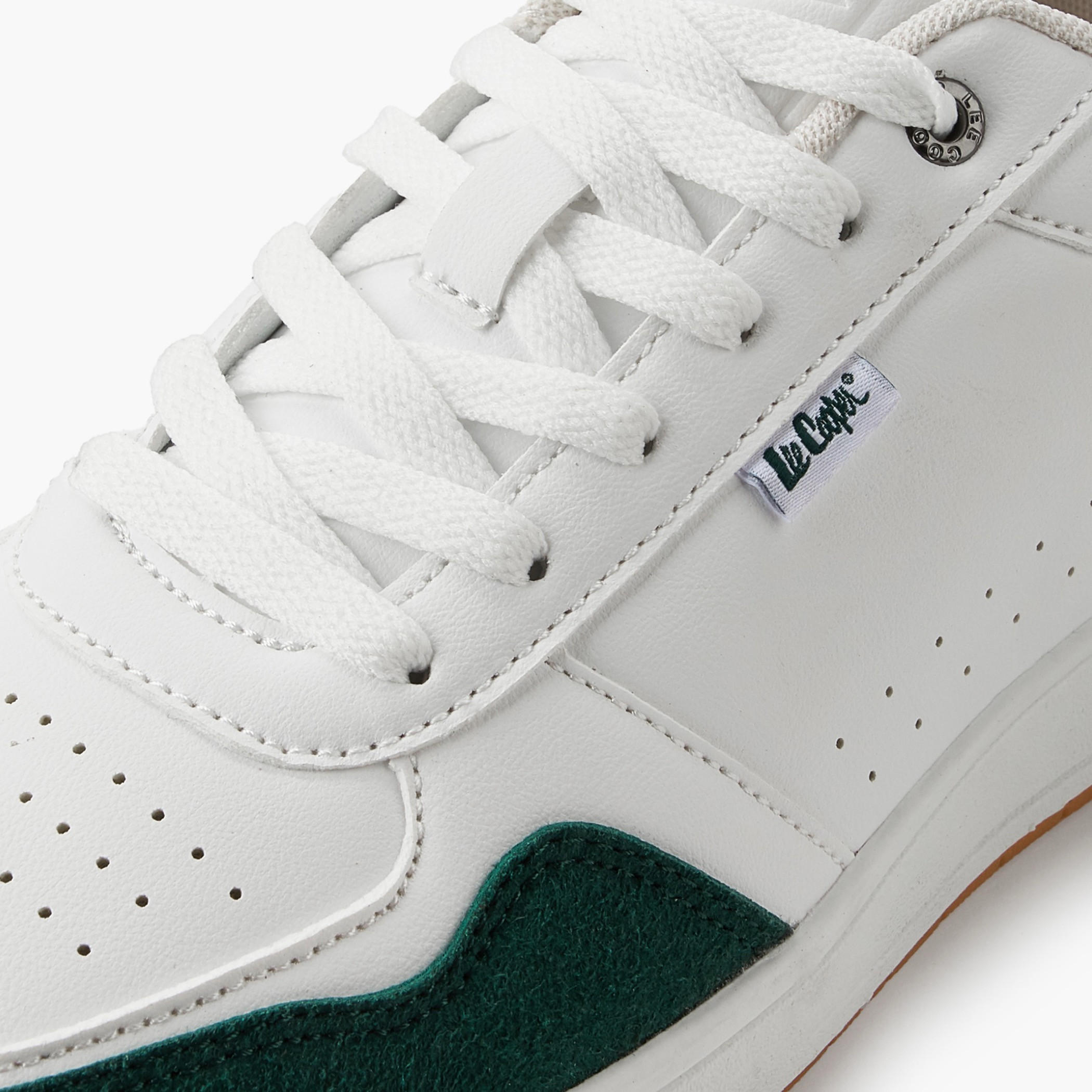 Lee Cooper Men Perforated Lace-Up Ankle Sneakers-men-shoes-sneakers-image-4