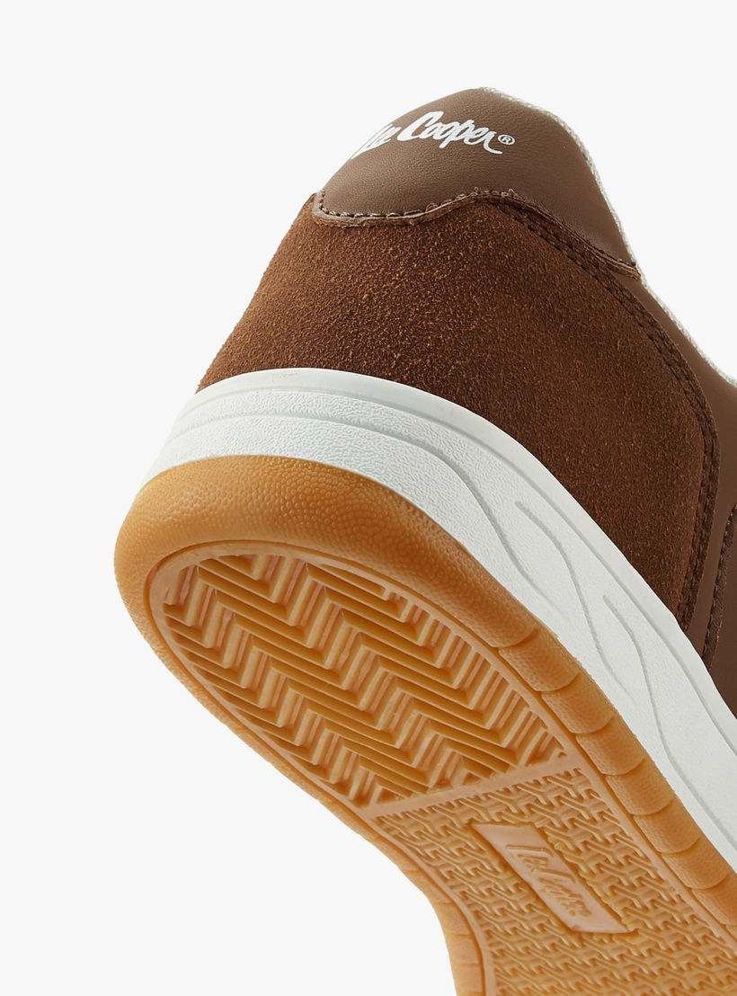 Lee Cooper Men Perforated Lace-Up Ankle Sneakers-men-shoes-sneakers-image-5