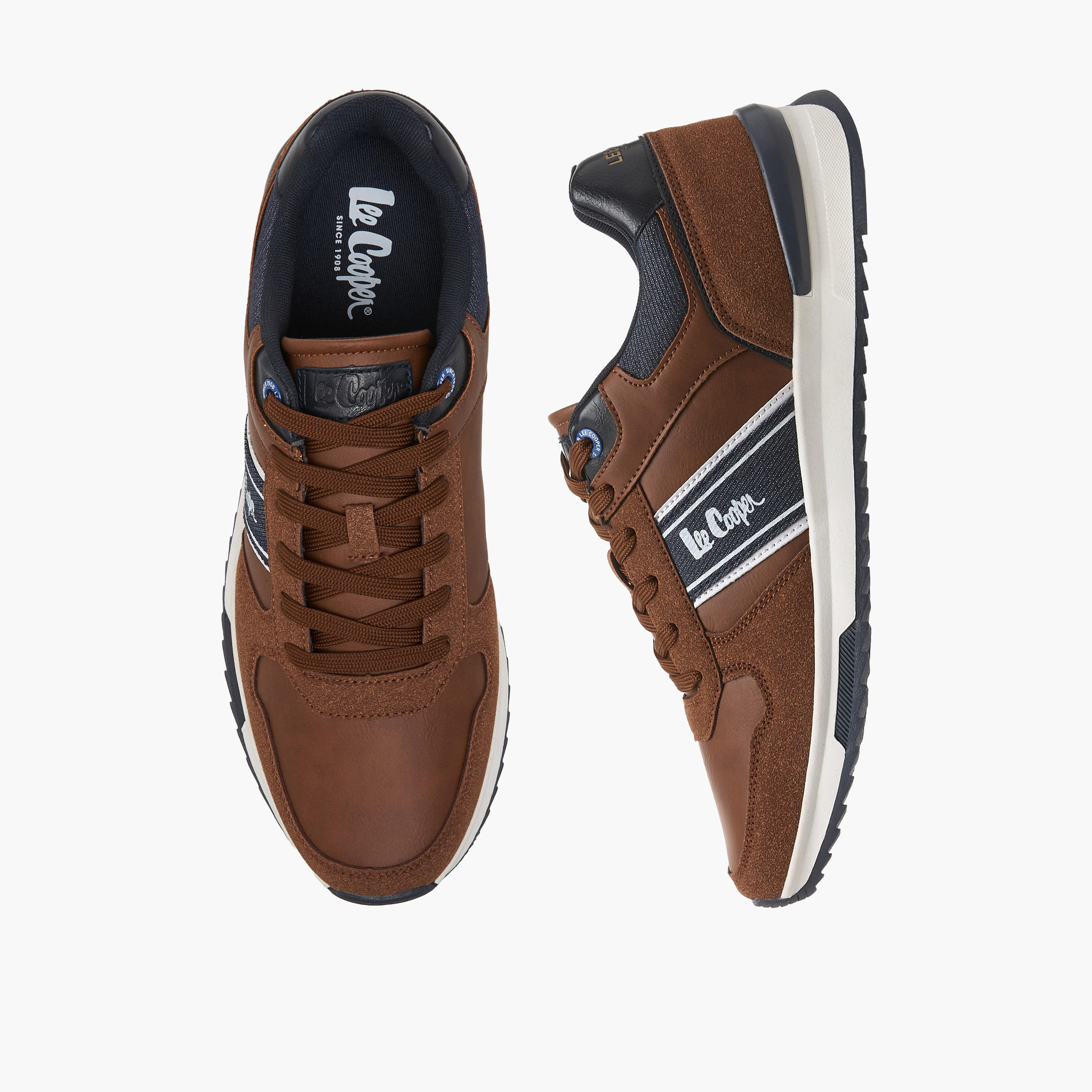 Lee Cooper Men Lace-Up Ankle Sneakers-men-shoes-sneakers-image-1