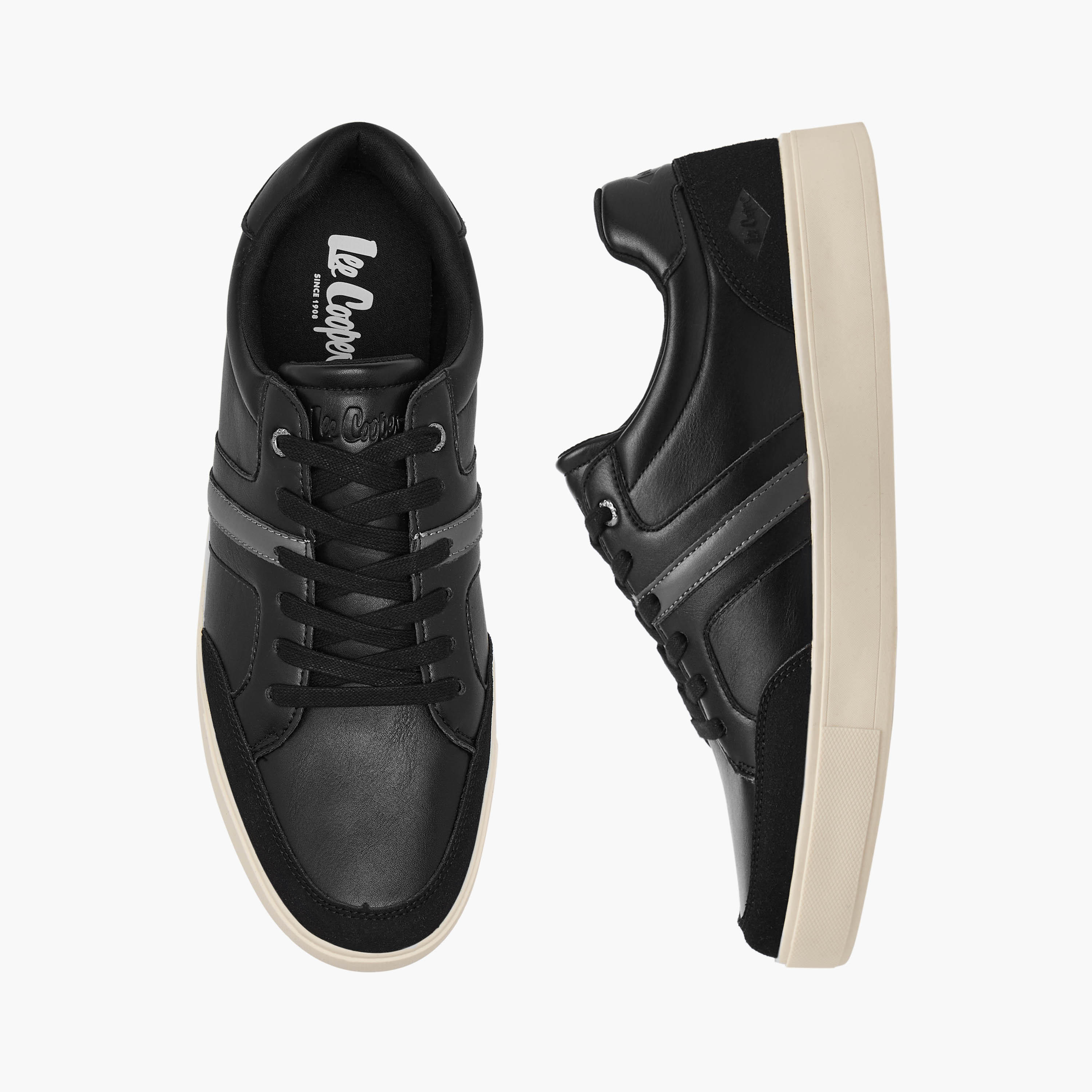 Lee Cooper Men Lace-Up Ankle Sneakers-men-shoes-sneakers-image-1
