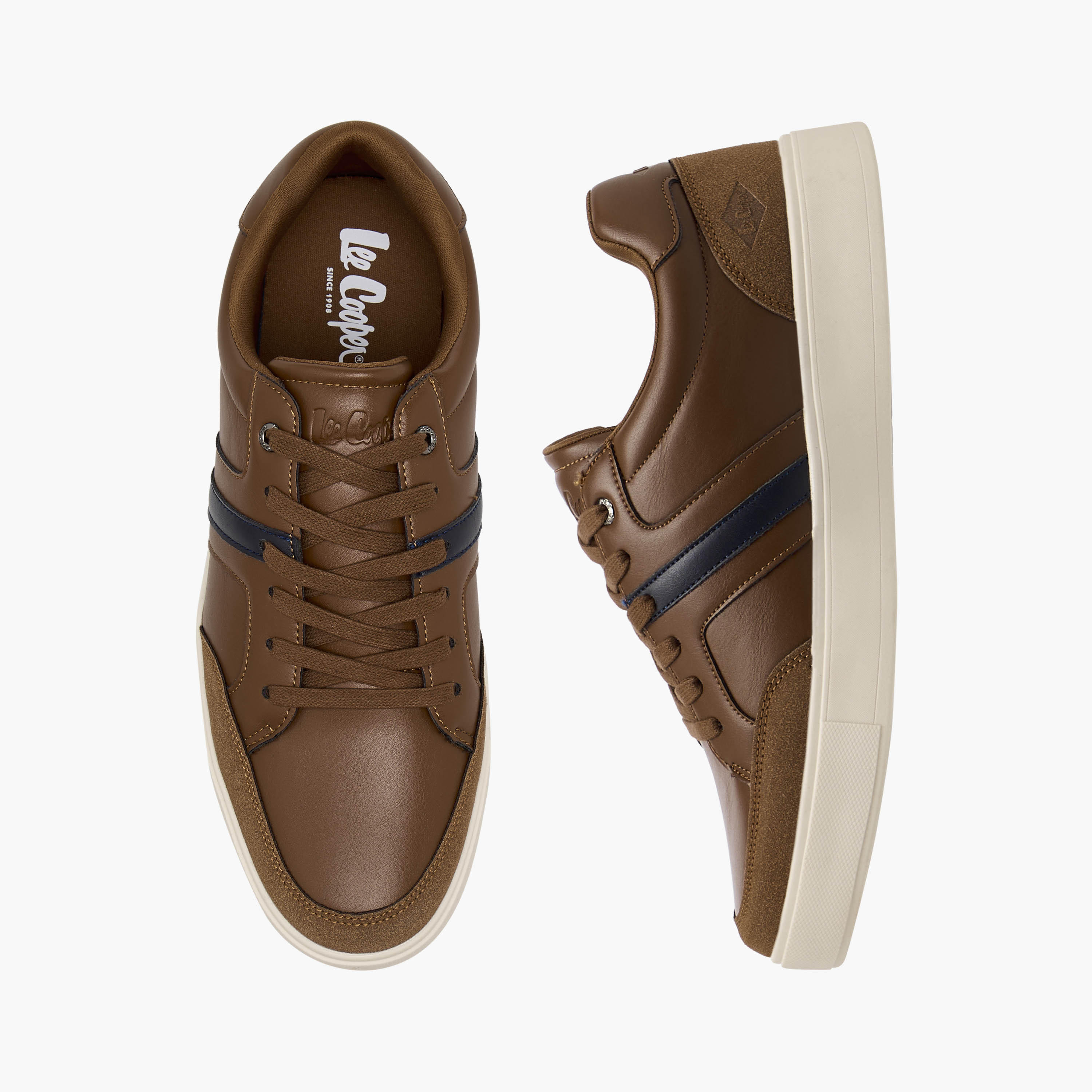 حذاء سنيكرز طول الكاحل برباط إغلاق للرجال من لي كوبر-men-shoes-sneakers-image-1