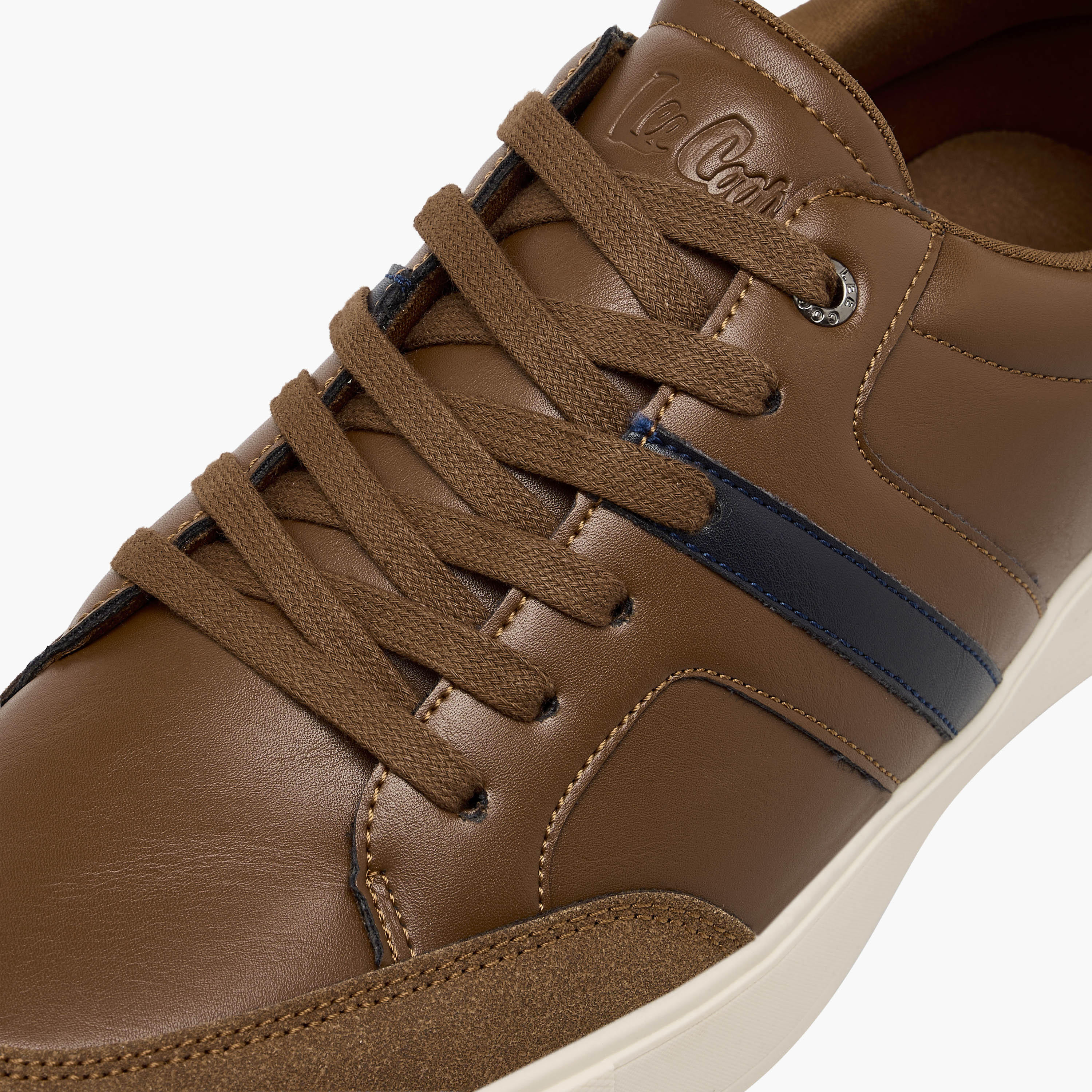 حذاء سنيكرز طول الكاحل برباط إغلاق للرجال من لي كوبر-men-shoes-sneakers-image-4
