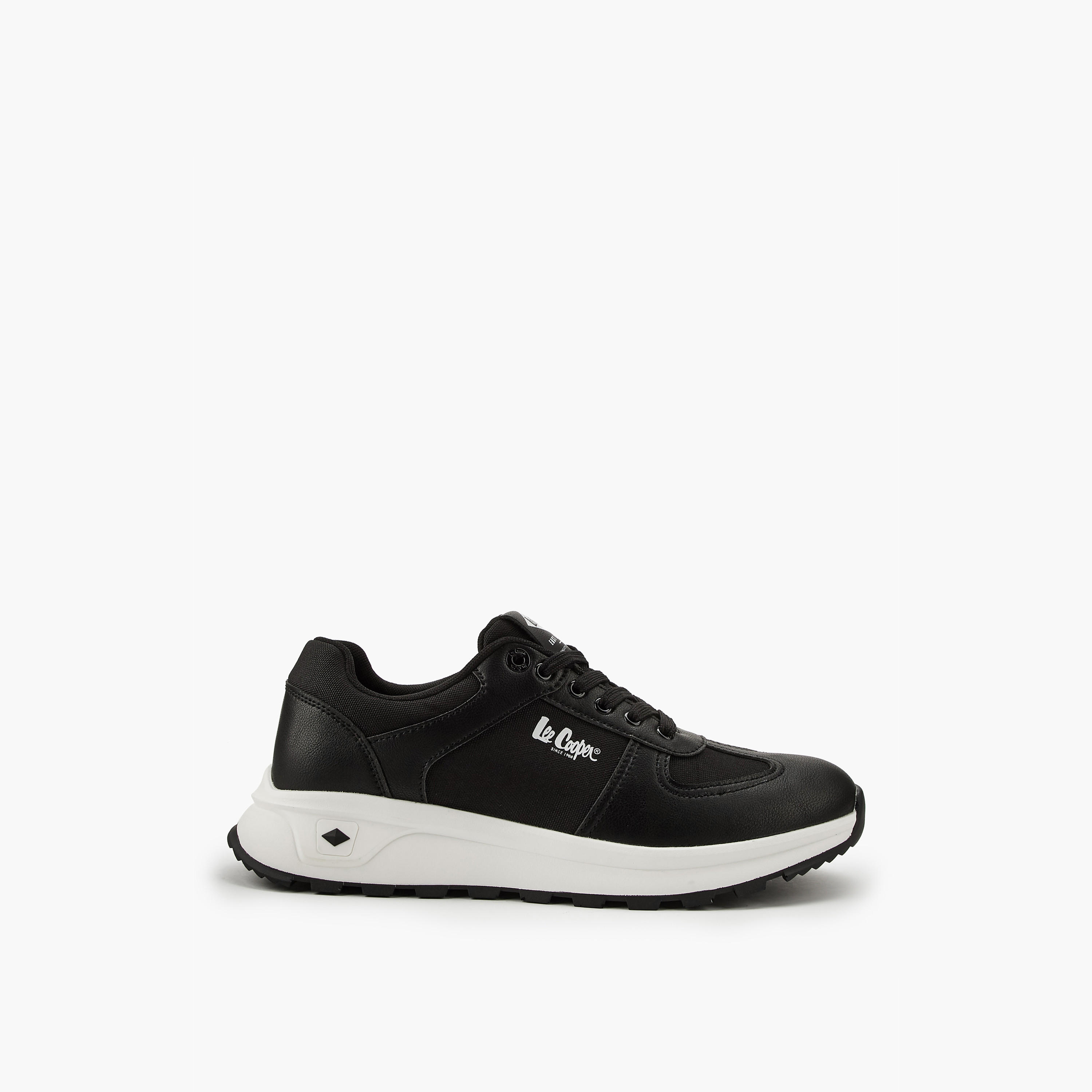 Lee Cooper Men's Panelled Lace-Up Ortholite Sneakers-men-shoes-sneakers-image-2
