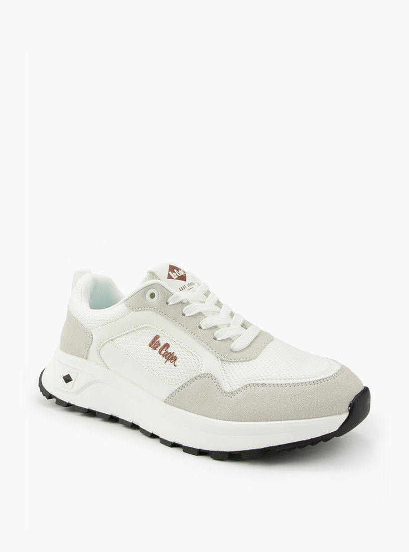 Lee Cooper Men's Panelled Lace-Up Ortholite Sneakers-men-shoes-sneakers-image-3