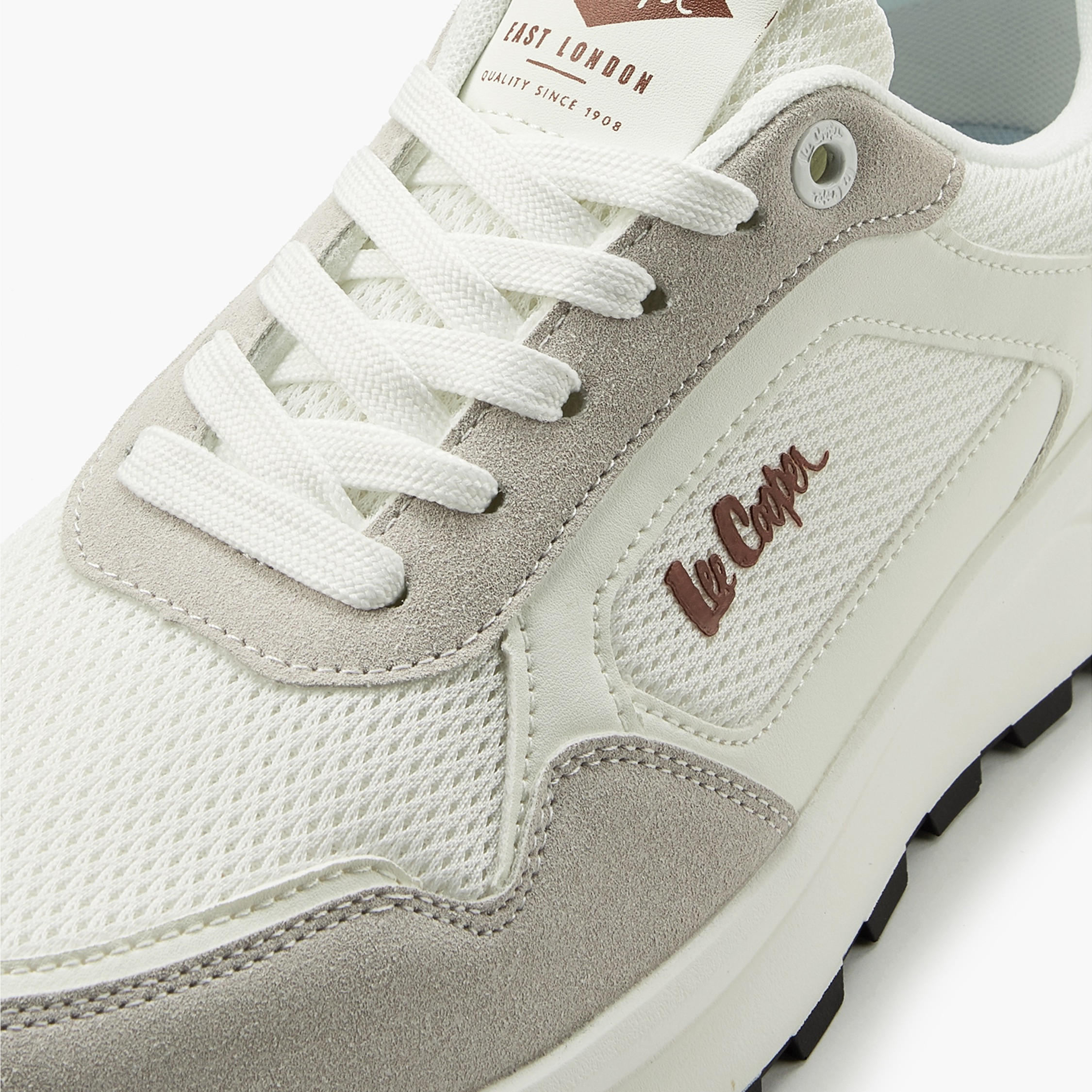Lee Cooper Men's Panelled Lace-Up Ortholite Sneakers-men-shoes-sneakers-image-4