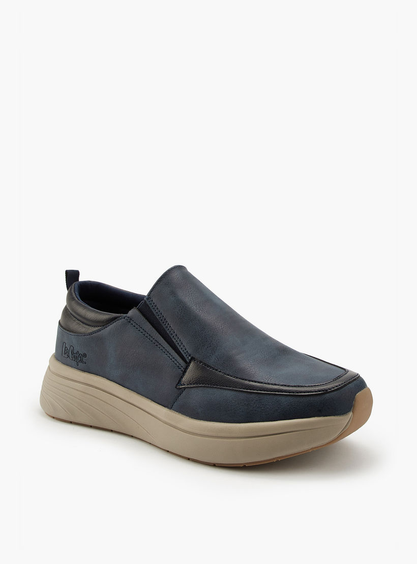 Lee Cooper Men's Solid Slip-On Ortholite Loafers-men-shoes-loafersandmoccasins-image-3