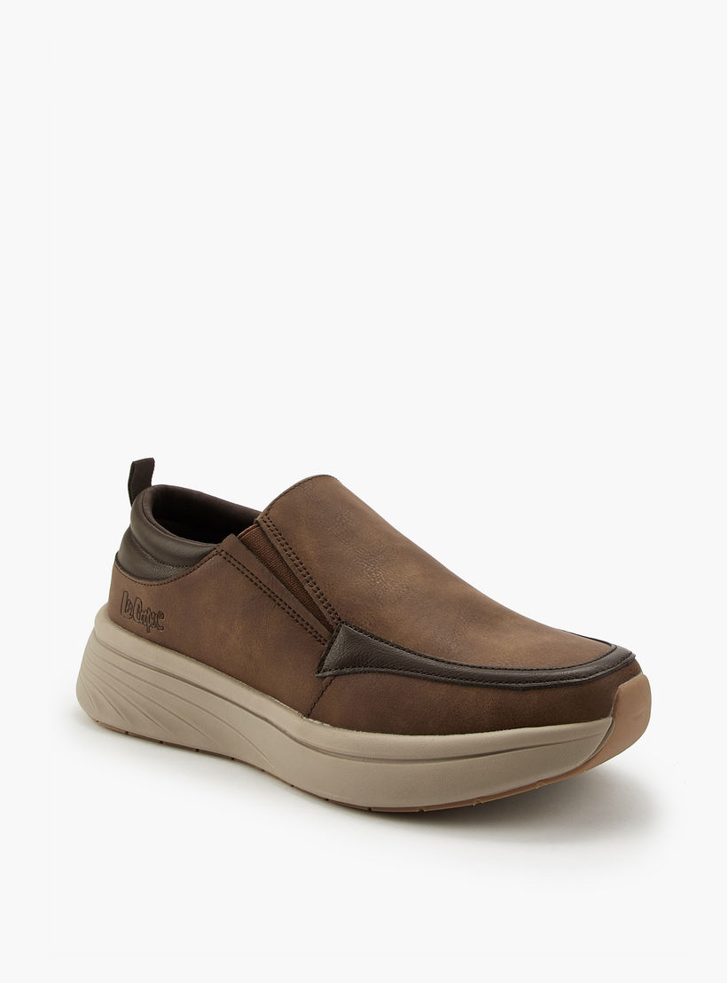 Lee Cooper Men's Solid Slip-On Ortholite Loafers-men-shoes-loafersandmoccasins-image-3