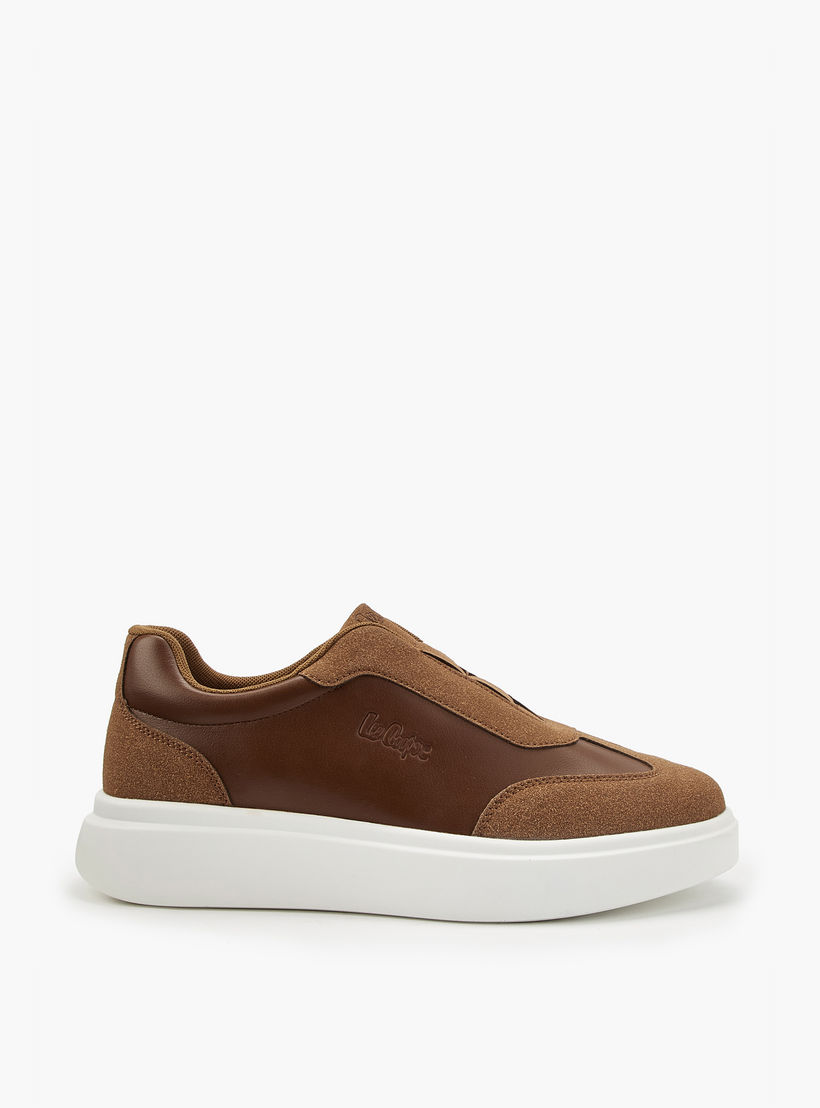 Lee Cooper Men's Panelled Slip-On Ortholite Loafers-men-shoes-loafersandmoccasins-image-2