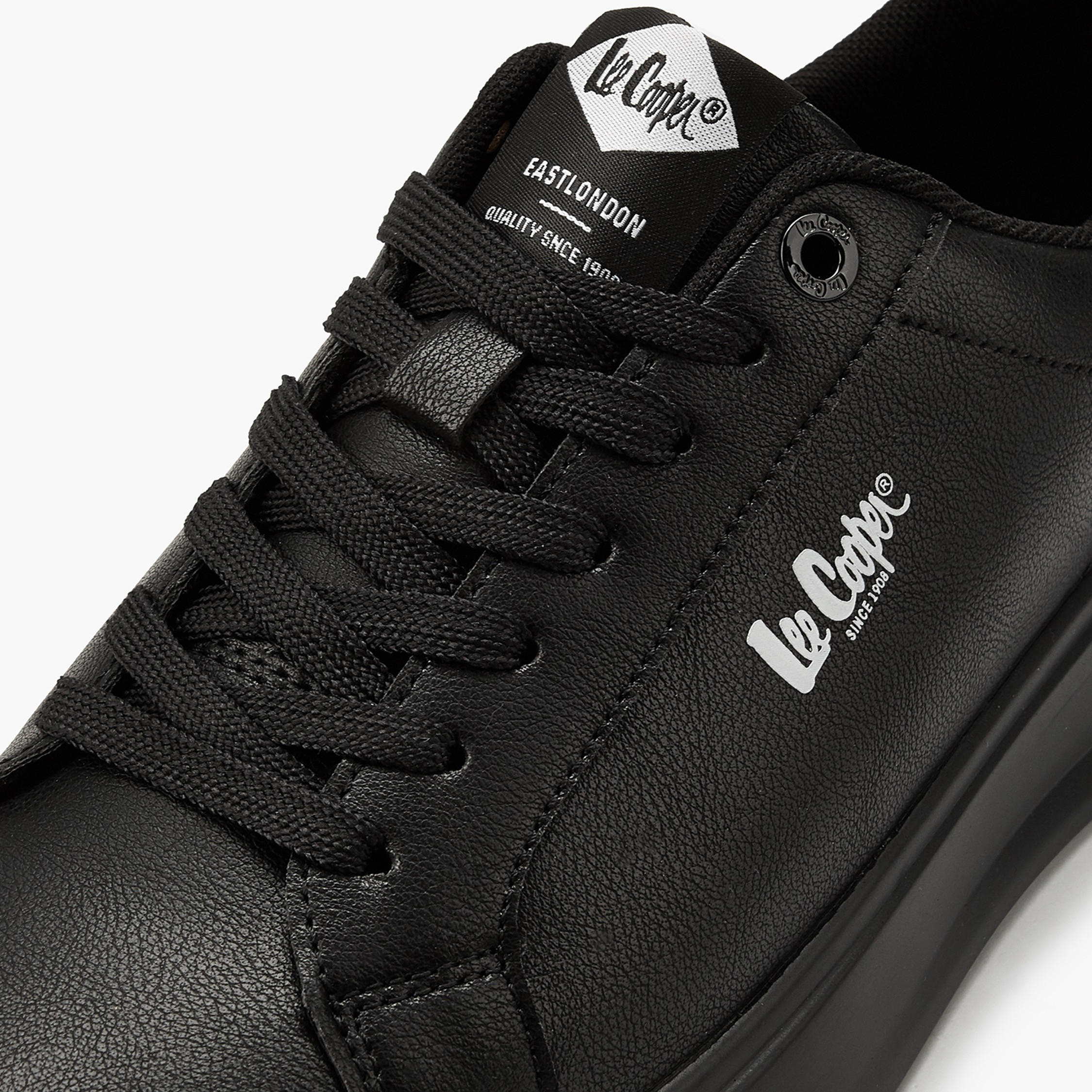 Lee Cooper Men's Solid Lace-Up Ortholite Sneakers-men-shoes-sneakers-image-5