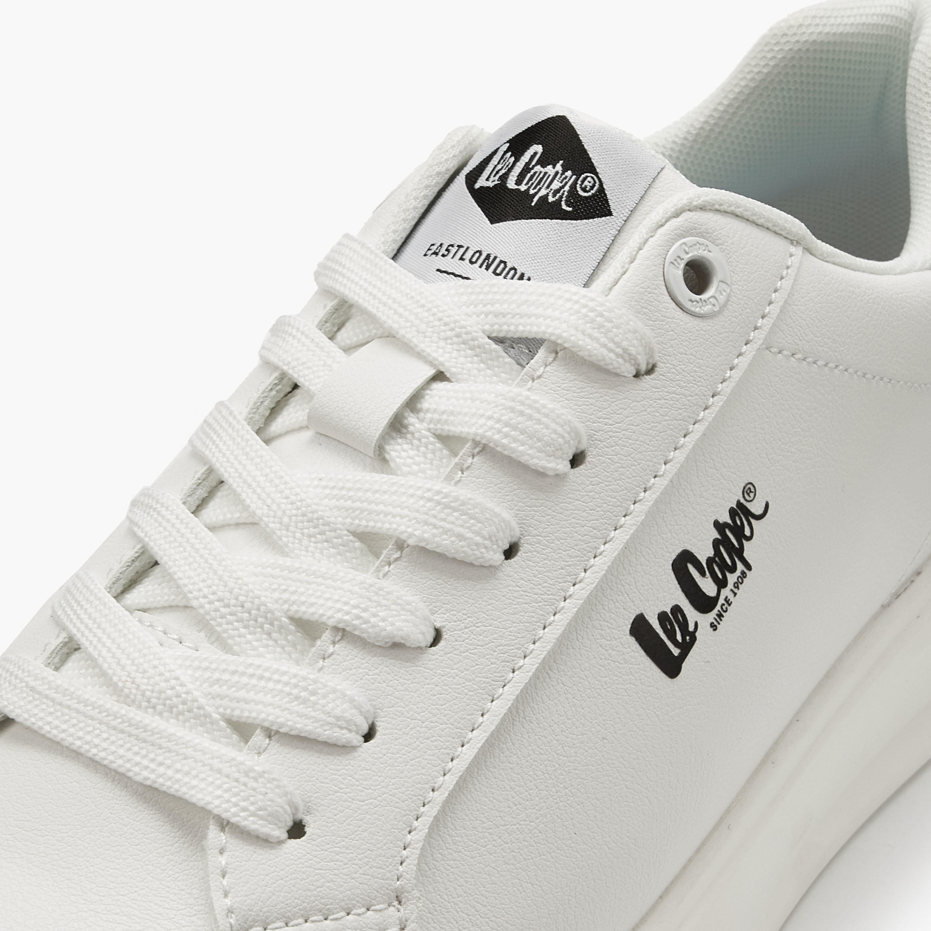 Lee Cooper Men's Solid Lace-Up Ortholite Sneakers-men-shoes-sneakers-image-4