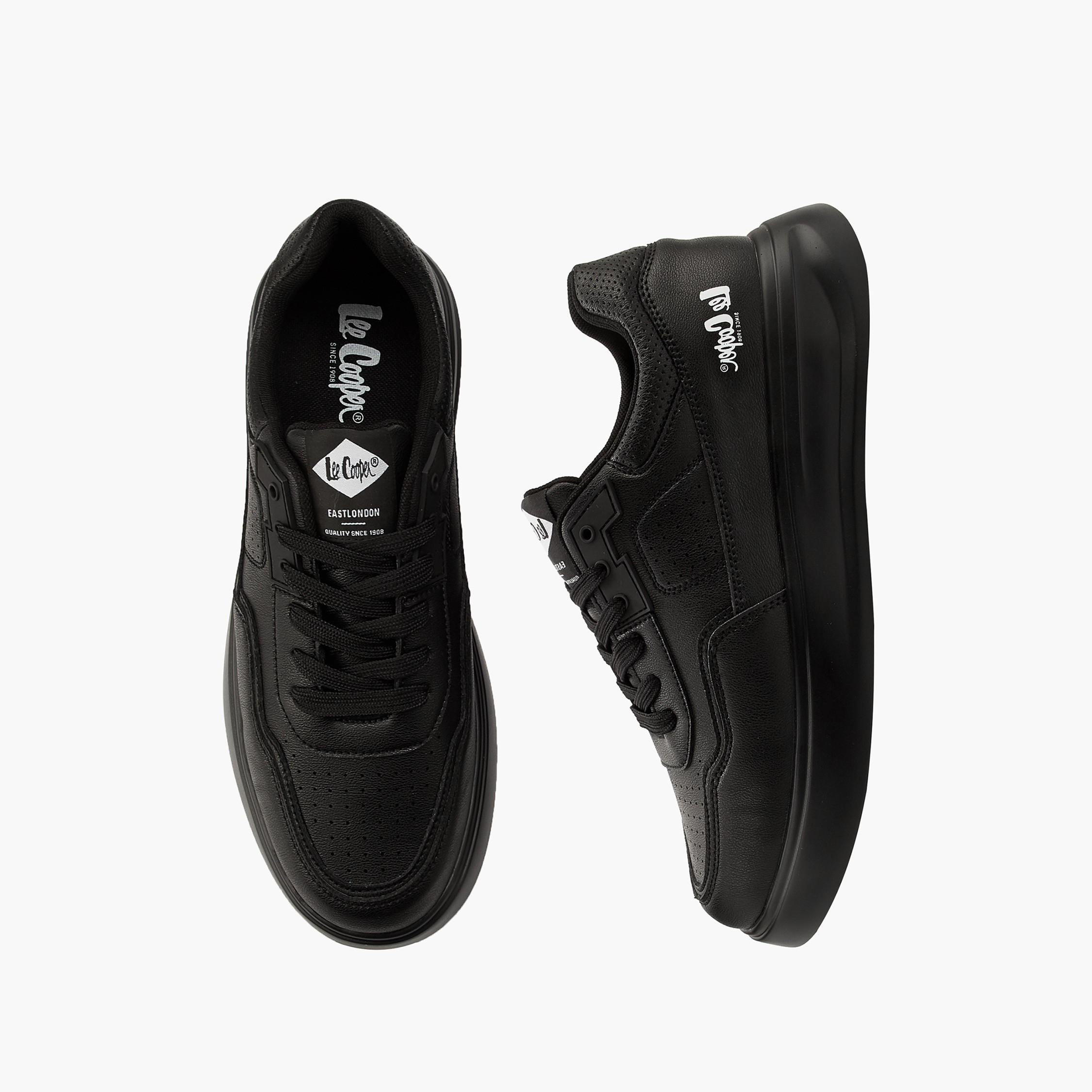 Lee Cooper Men's Panelled Lace-Up Ortholite Sneakers-men-shoes-sneakers-image-1