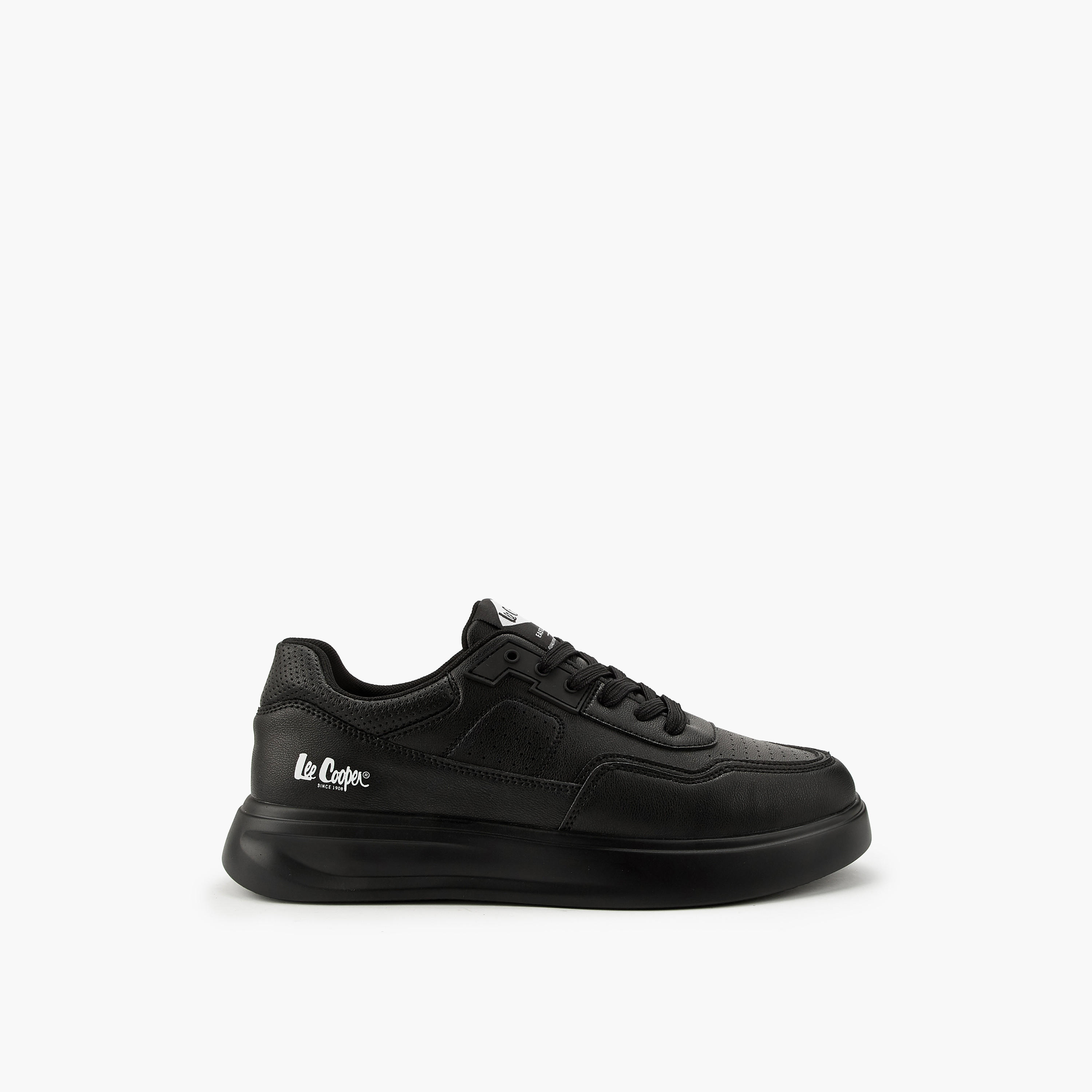 Lee Cooper Men's Panelled Lace-Up Ortholite Sneakers-men-shoes-sneakers-image-3