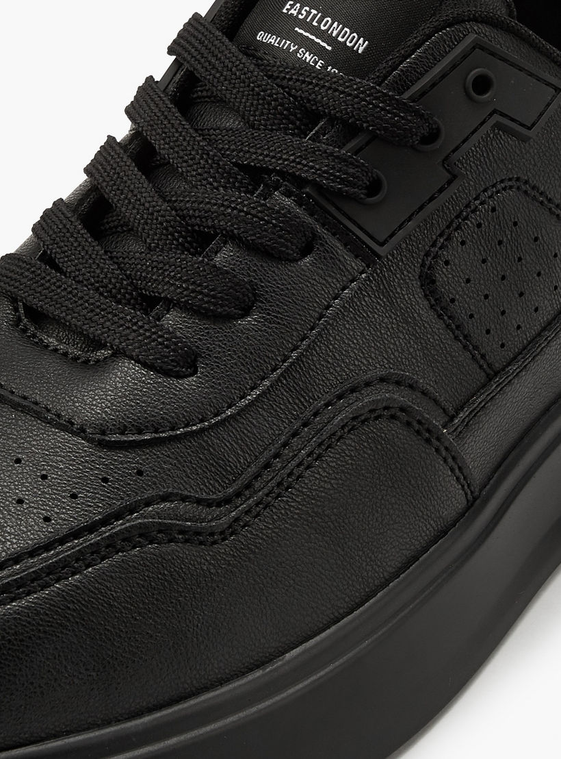 Lee Cooper Men's Panelled Lace-Up Ortholite Sneakers-men-shoes-sneakers-image-4