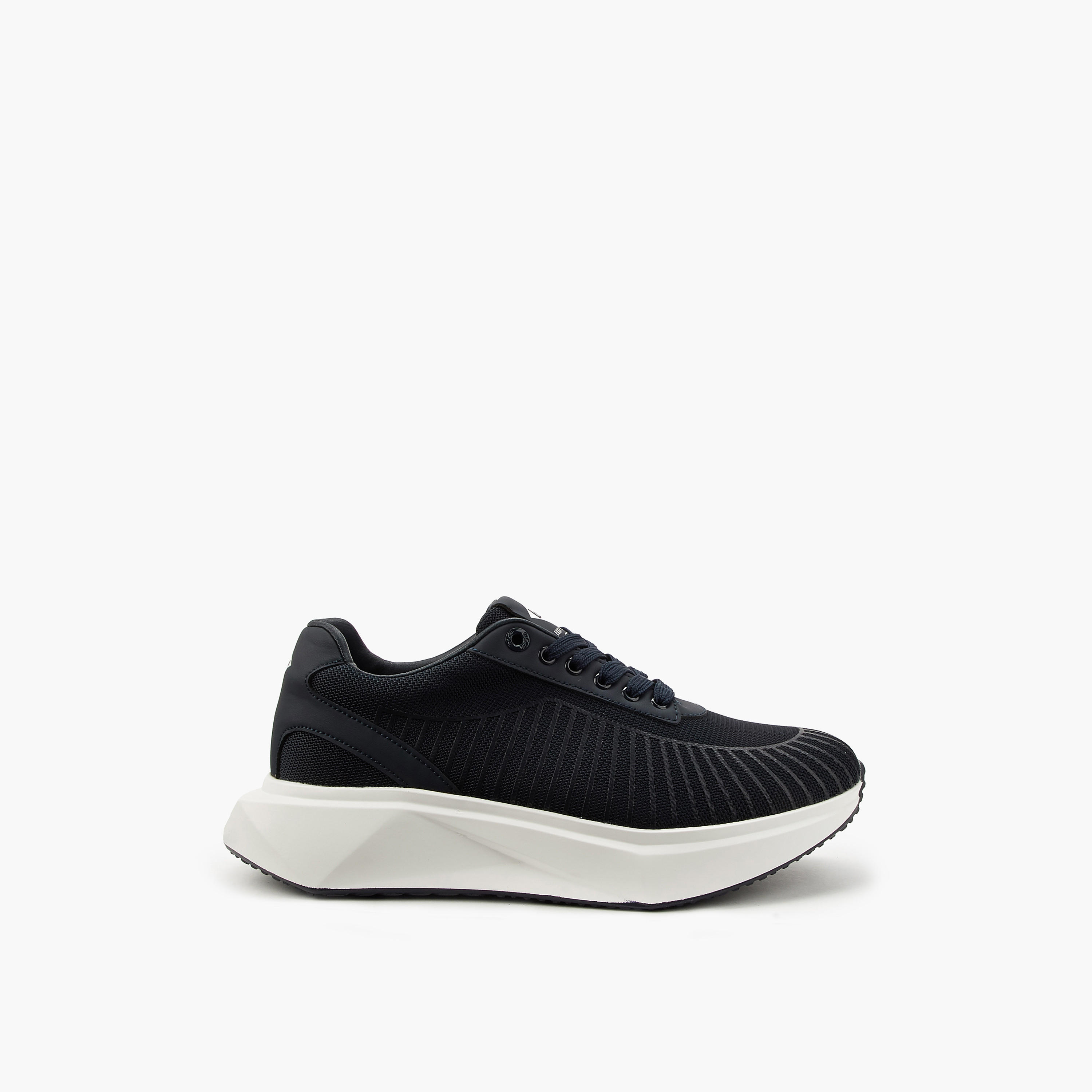 Lee Cooper Men's Panelled Lace-Up Ortholite Sneakers-men-shoes-sneakers-image-2