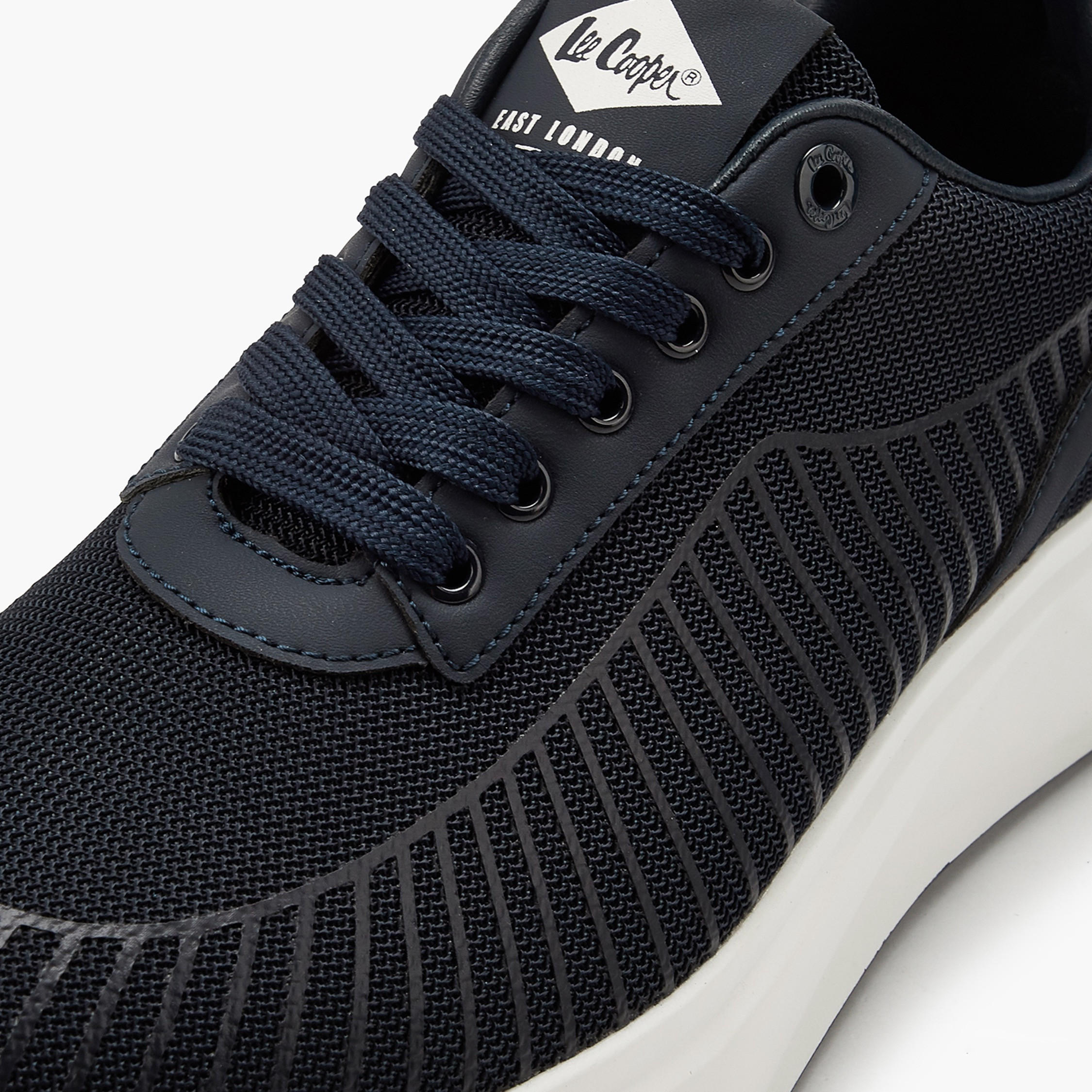 Lee Cooper Men's Panelled Lace-Up Ortholite Sneakers-men-shoes-sneakers-image-4