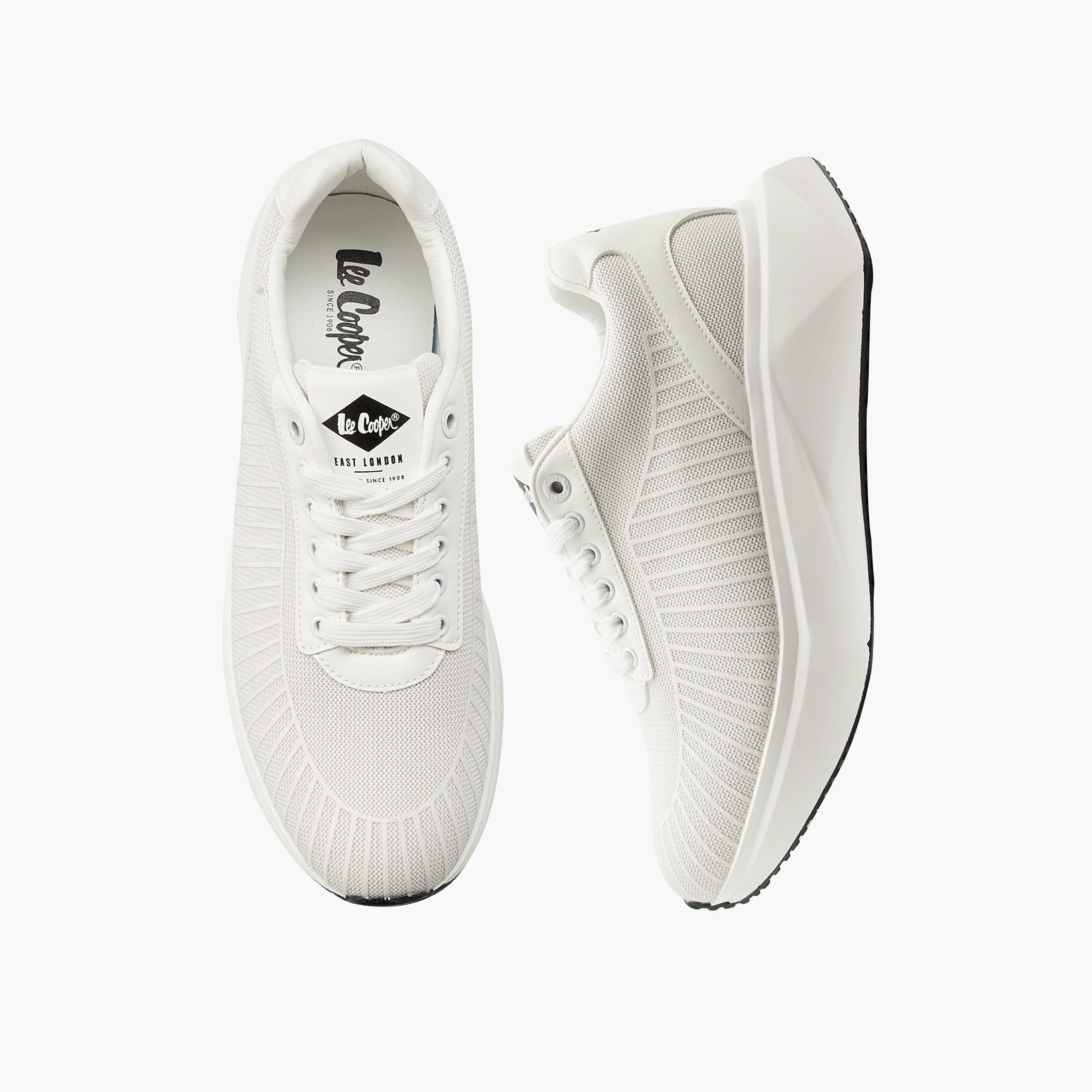 Lee Cooper Men's Panelled Lace-Up Ortholite Sneakers-men-shoes-sneakers-image-1