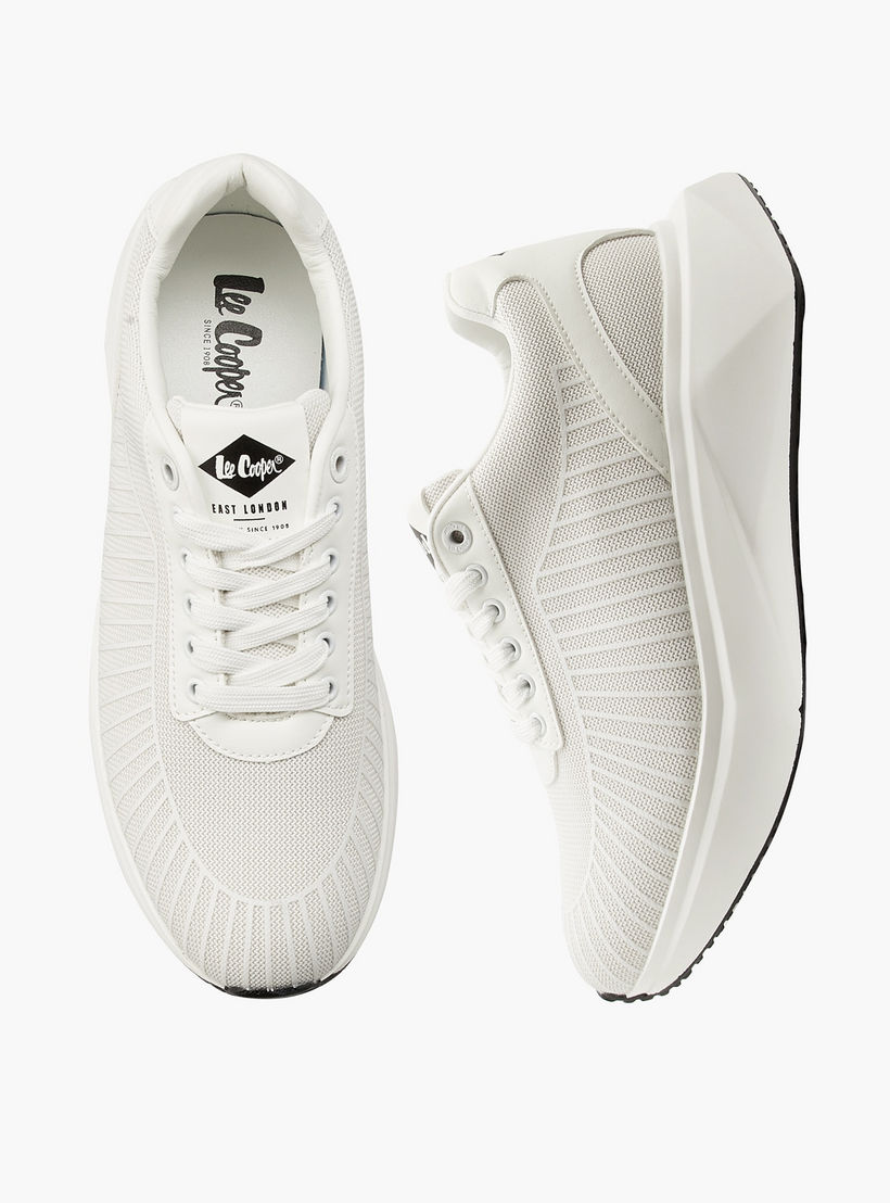 Lee Cooper Men's Panelled Lace-Up Ortholite Sneakers-men-shoes-sneakers-image-1