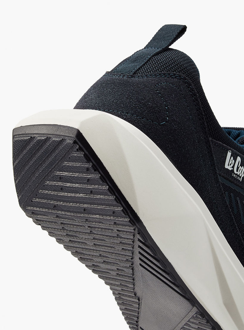 Lee Cooper Men's Panelled Lace-Up Ortholite Sneakers with Pull Tab-men-shoes-sneakers-image-5