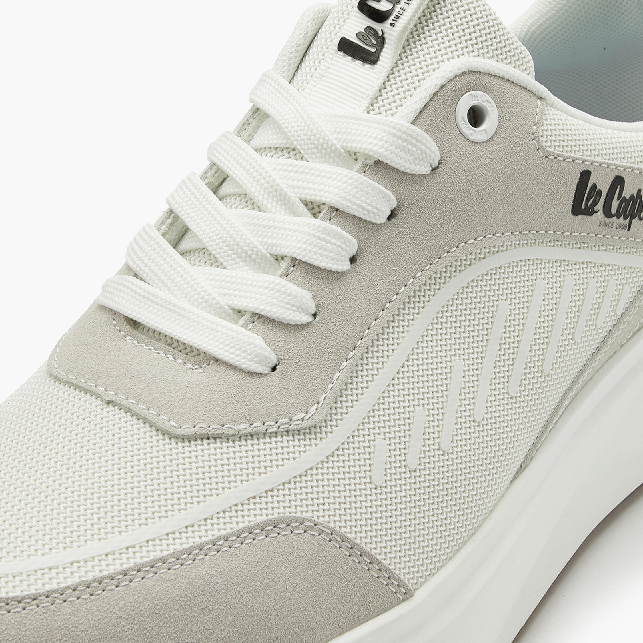 Lee Cooper Men's Panelled Lace-Up Ortholite Sneakers with Pull Tab-men-shoes-sneakers-image-4