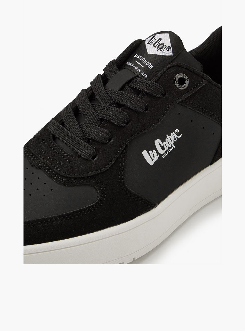Lee Cooper Men's Panelled Lace-Up Ortholite Sneakers-men-shoes-sneakers-image-4