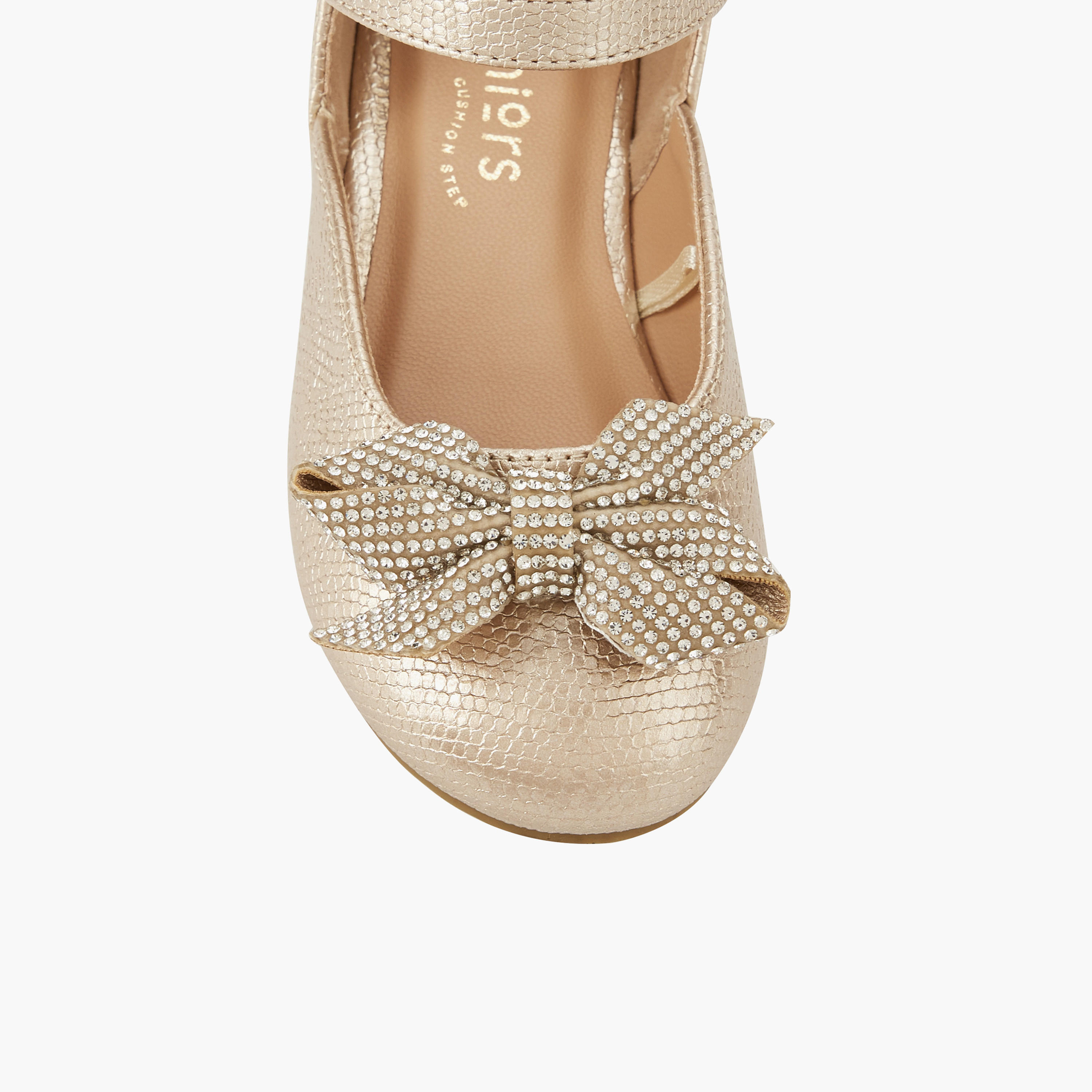 حذاء باليرينا بشريط إغلاق لاصق للبنات من جونيورز-girls-shoes-ballerinas-image-3