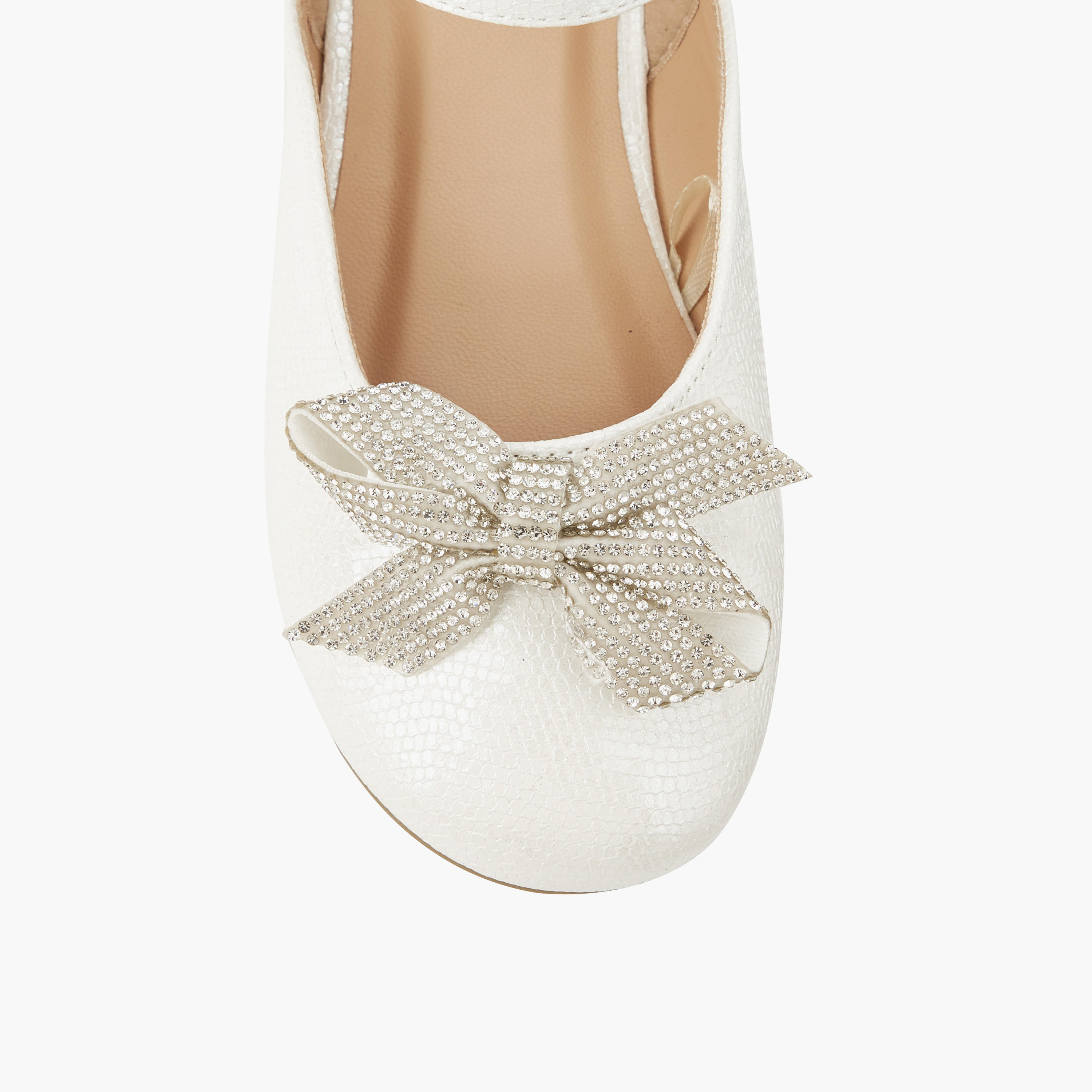 Celeste Girls Embellished Bow Ballerina Shoes-girls-shoes-ballerinas-image-4