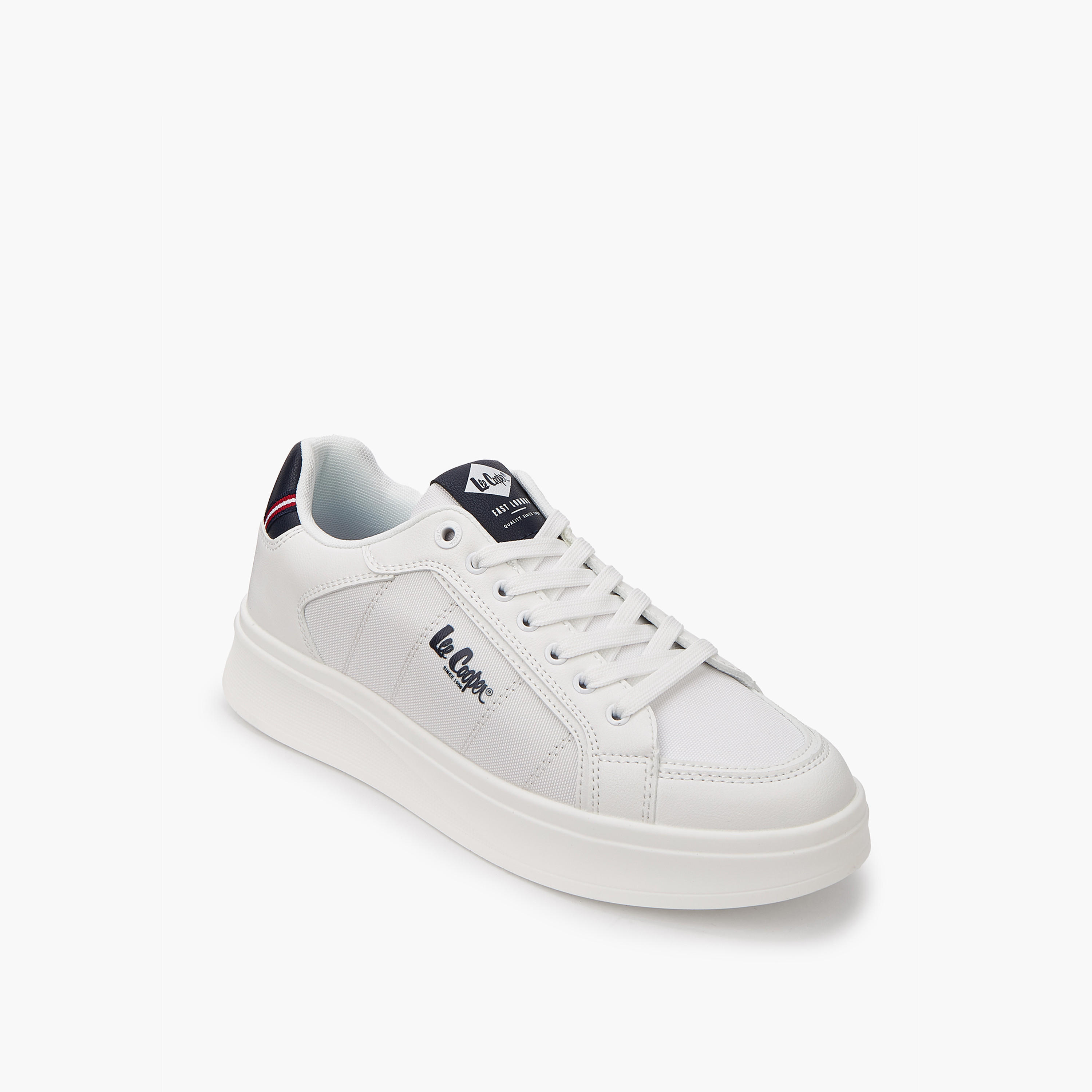حذاء سنيكرز أورثولايت سادة برباط إغلاق للرجال من لي كوبر-men-shoes-sneakers-image-3