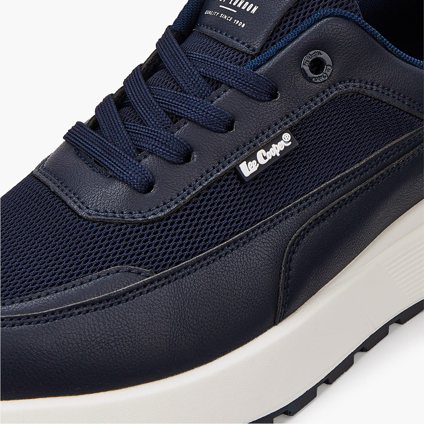 Lee Cooper Men's Panelled Lace-Up Ortholite Sneakers-men-shoes-sneakers-image-4