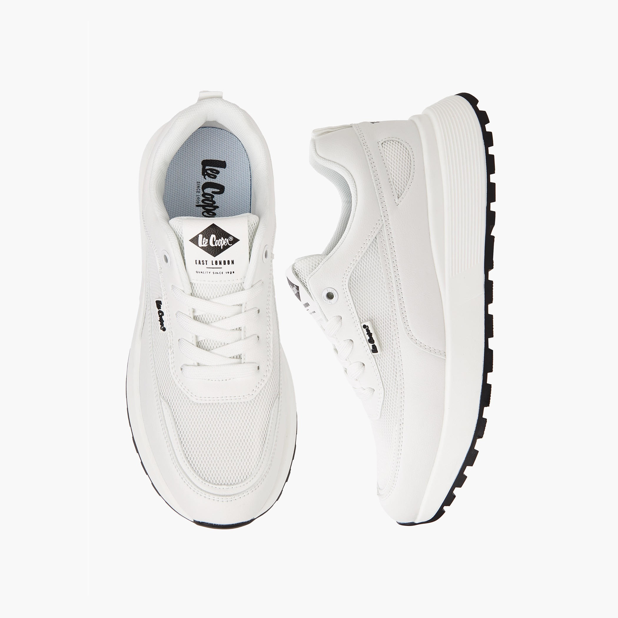 Lee Cooper Men's Panelled Lace-Up Ortholite Sneakers-men-shoes-sneakers-image-1