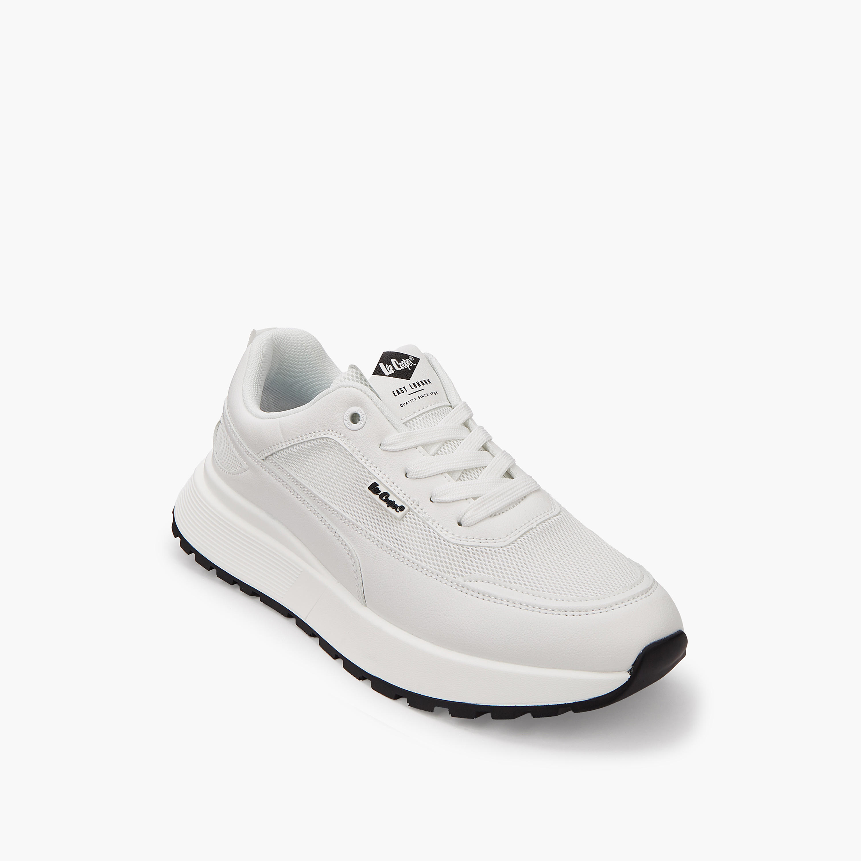 Lee Cooper Men's Panelled Lace-Up Ortholite Sneakers-men-shoes-sneakers-image-3