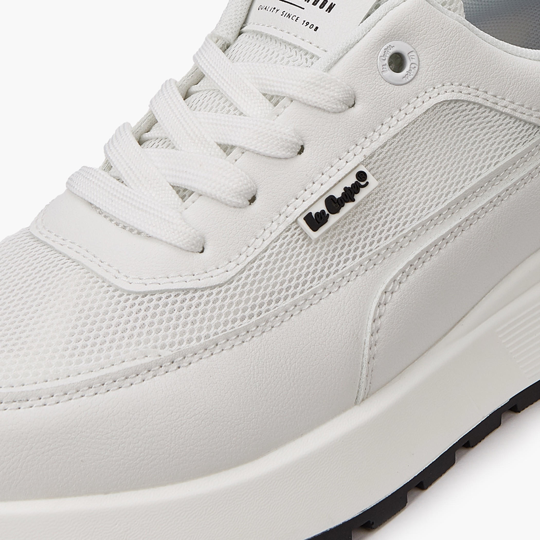 Lee Cooper Men's Panelled Lace-Up Ortholite Sneakers-men-shoes-sneakers-image-4