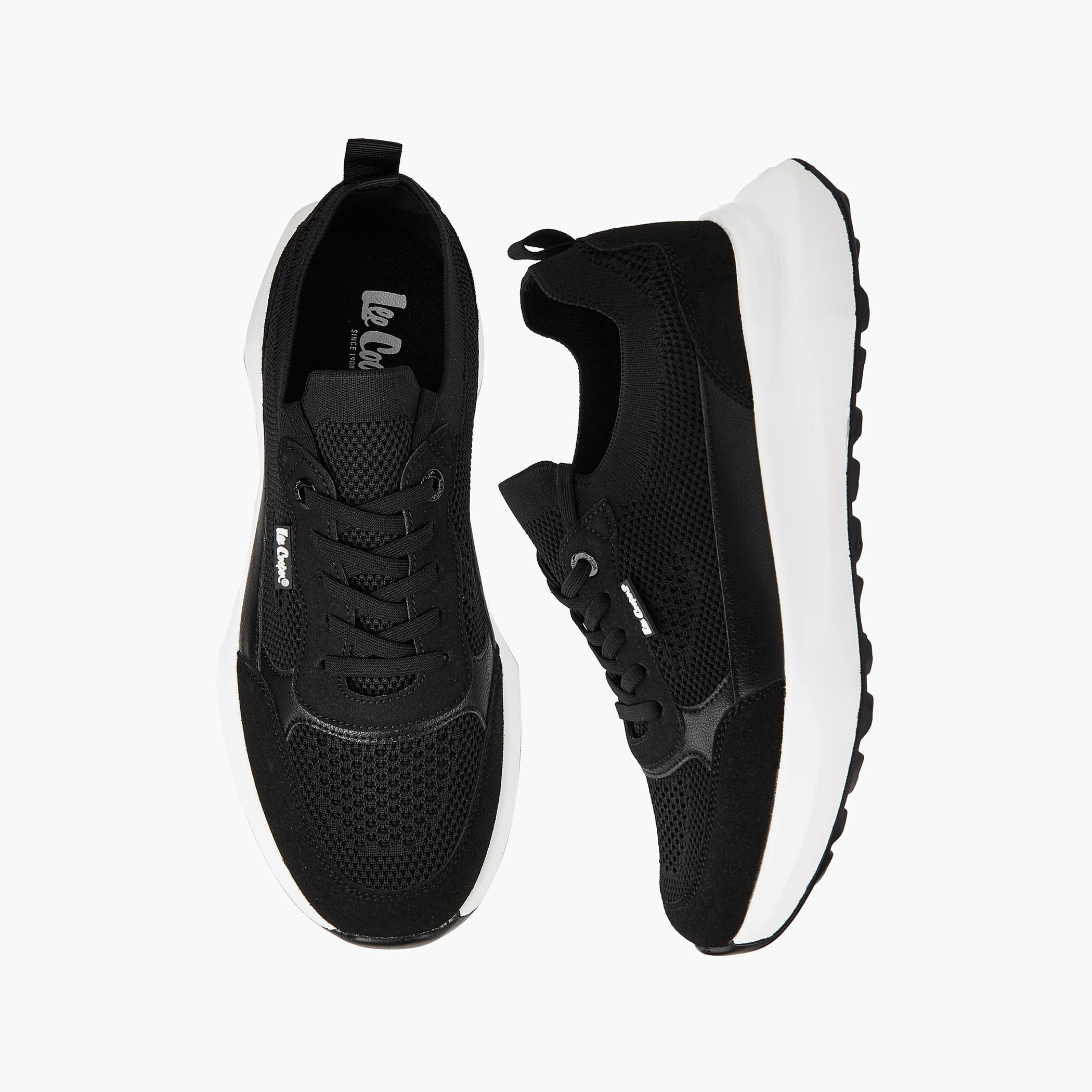 Lee Cooper Men's Panelled Lace-Up Ortholite Sneakers-men-shoes-sneakers-image-1