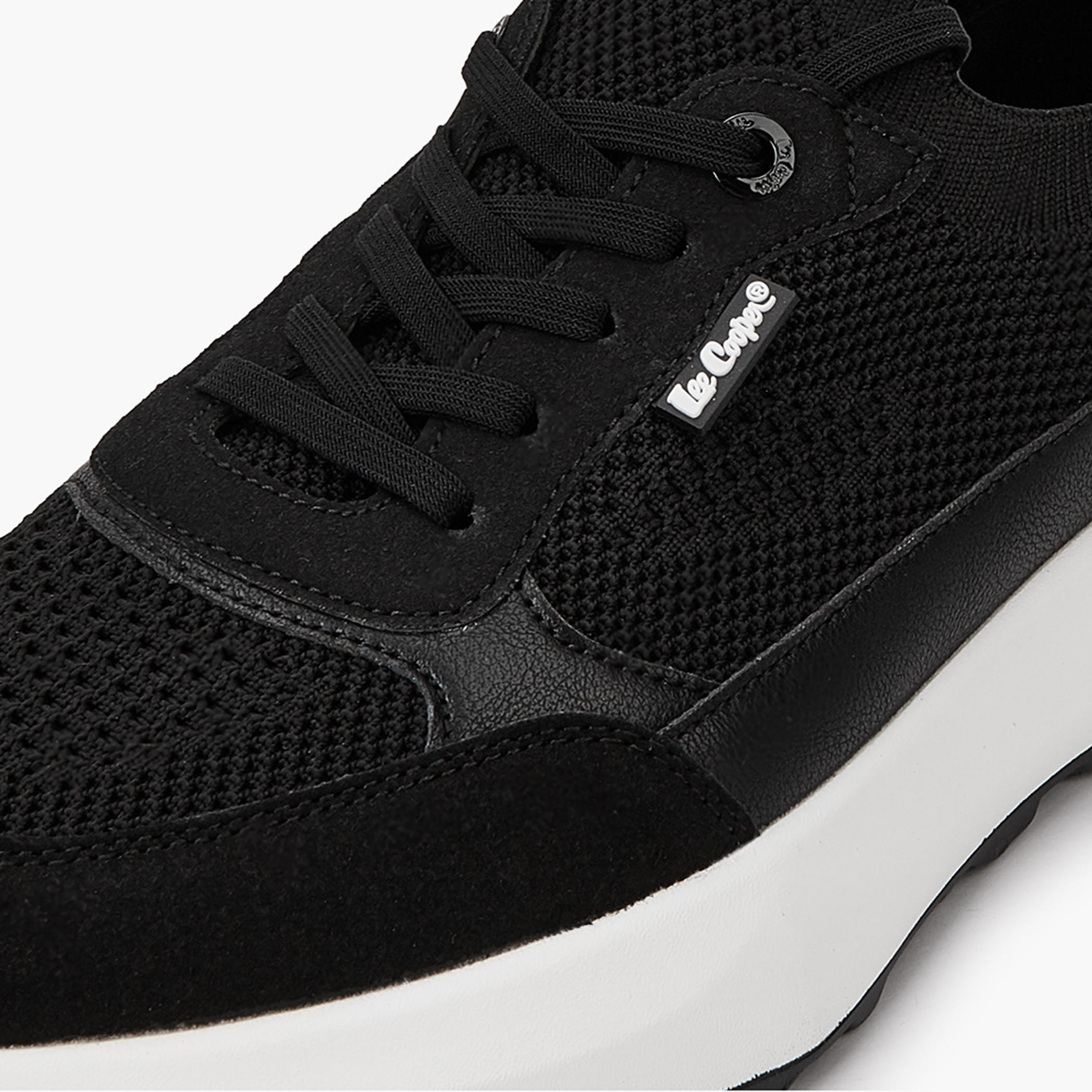 Lee Cooper Men's Panelled Lace-Up Ortholite Sneakers-men-shoes-sneakers-image-5