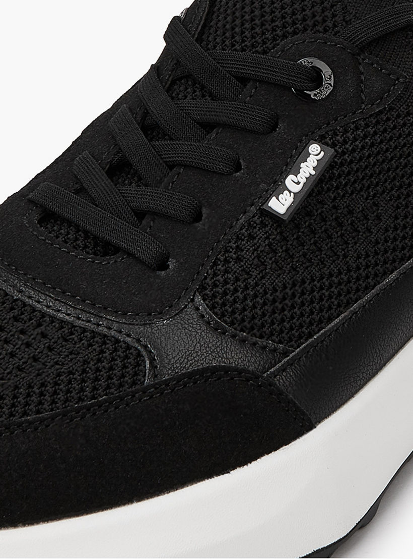 Lee Cooper Men's Panelled Lace-Up Ortholite Sneakers-men-shoes-sneakers-image-5