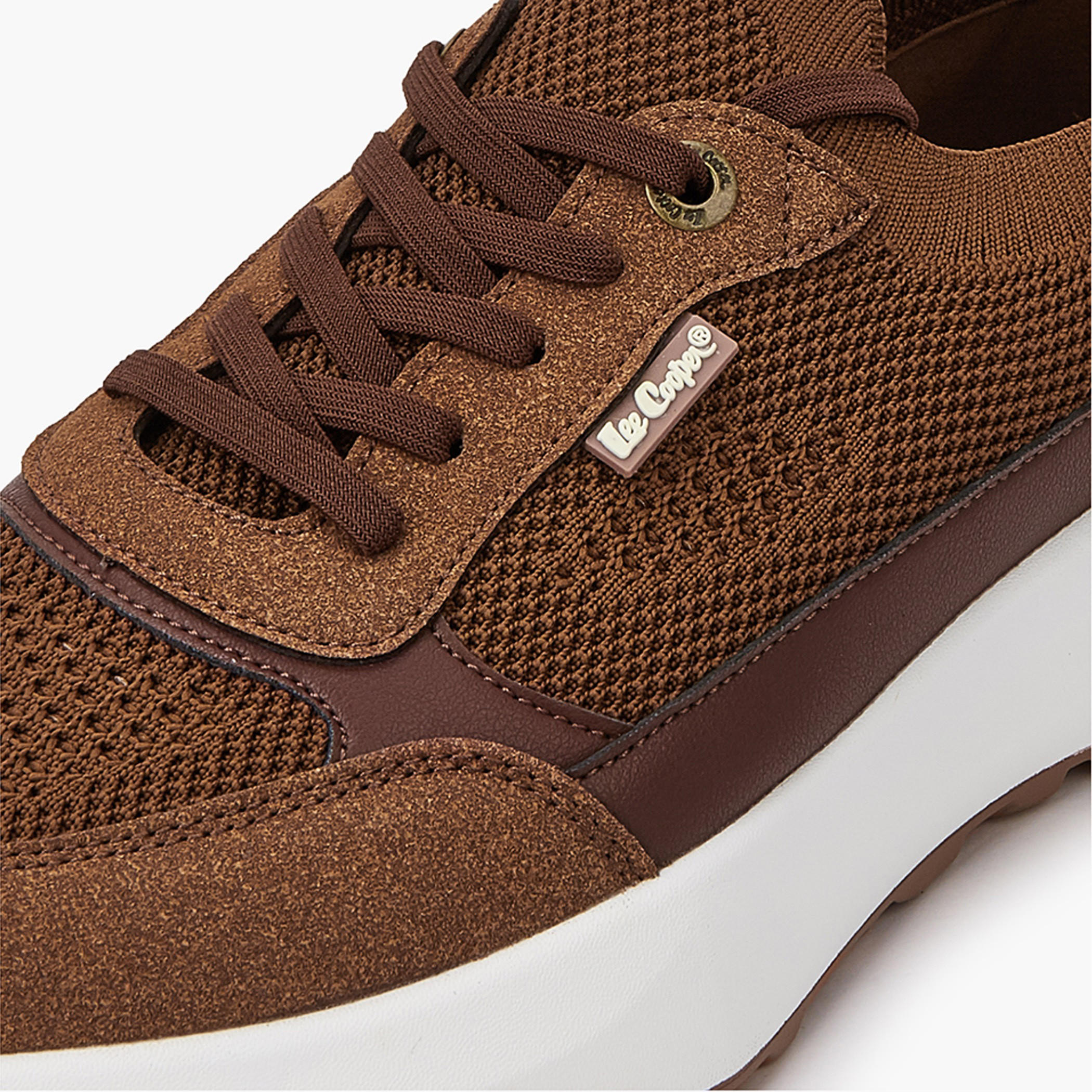 Lee Cooper Men's Panelled Lace-Up Ortholite Sneakers-men-shoes-sneakers-image-5