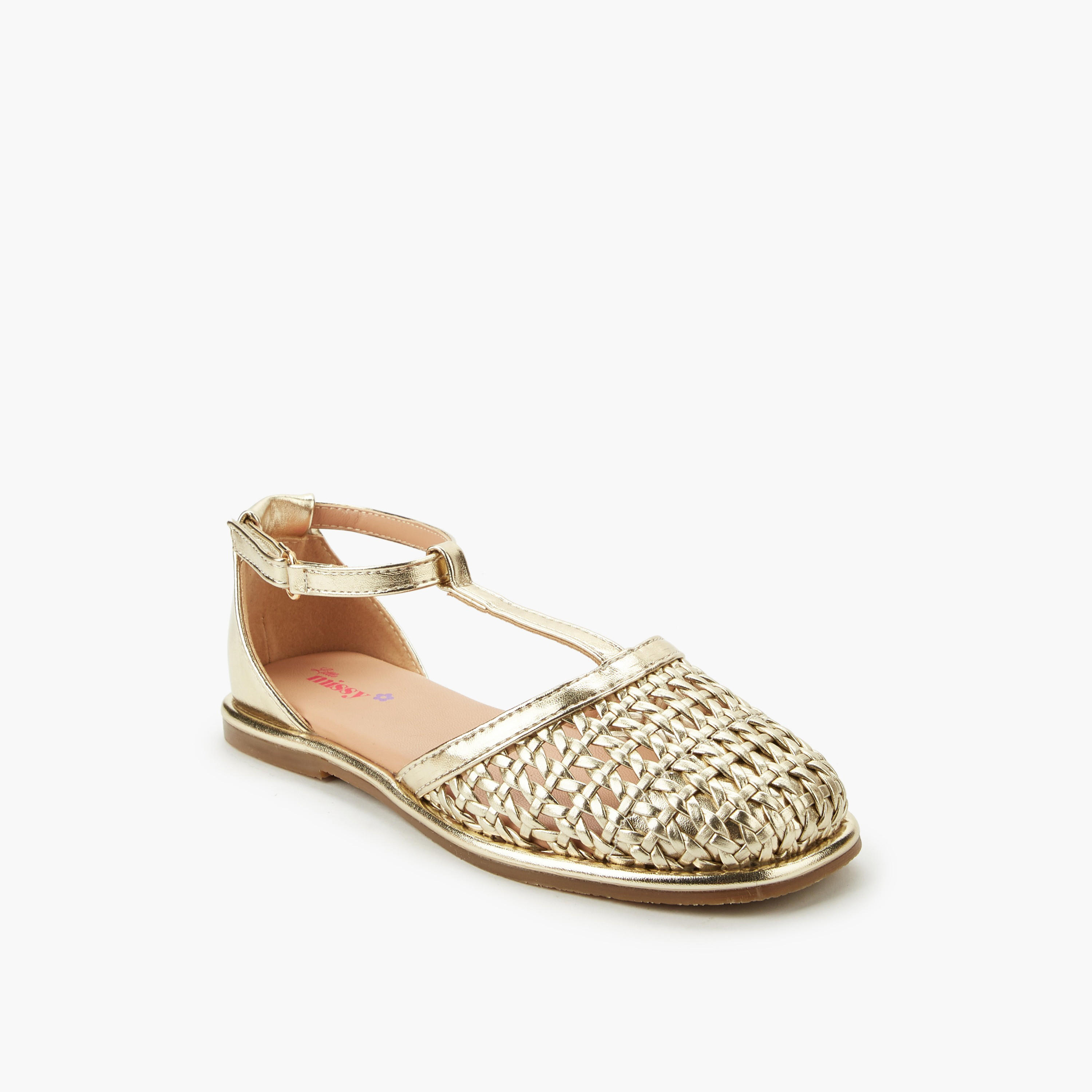 حذاء بشريط إغلاق لاصق للبنات من ليتل ميسي-girls-shoes-sandals-image-2