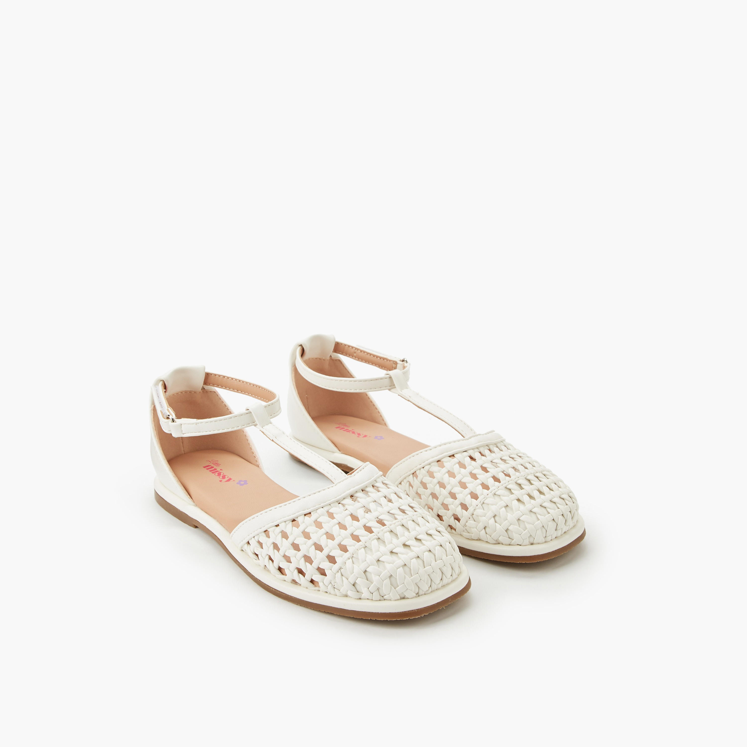 Little Missy Girls Hook & Loop Shoes-girls-shoes-sandals-image-1
