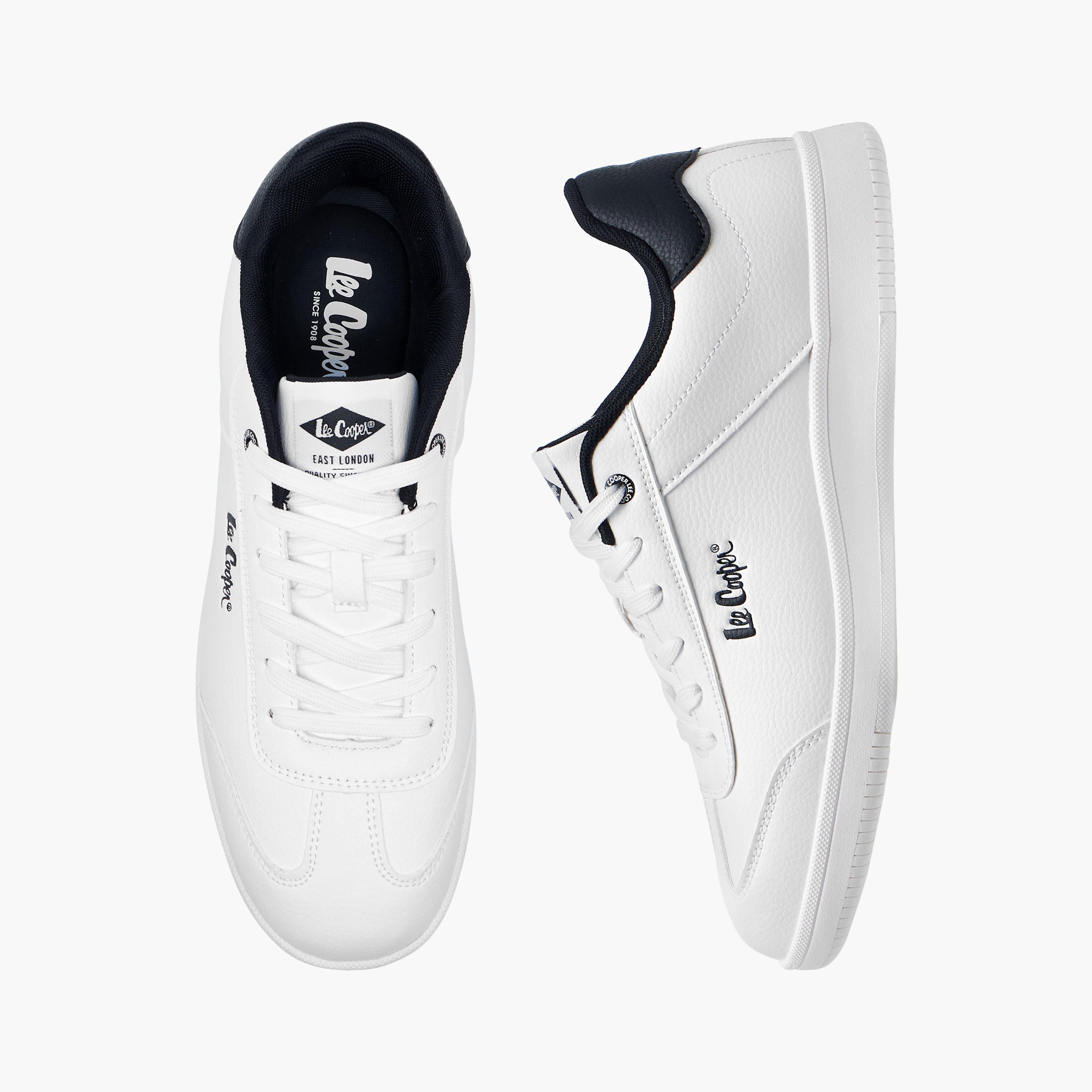 Lee Cooper Men's Panelled Lace-Up Closure Sneakers-men-shoes-sneakers-image-1