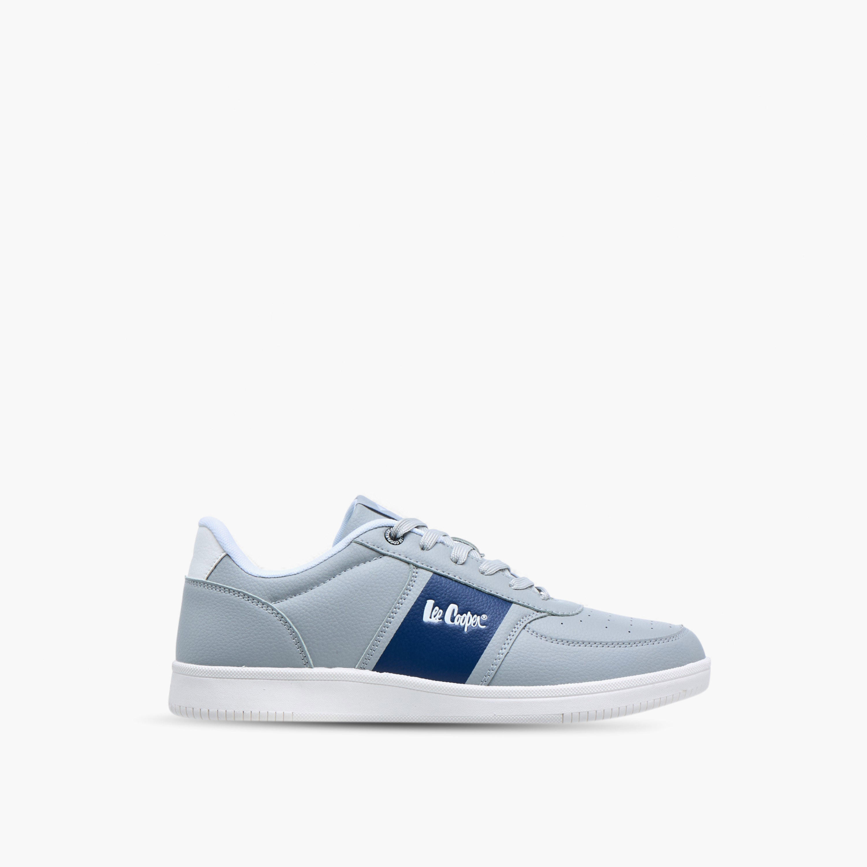Lee Cooper Men's Perforated Lace-Up Sneakers-men-shoes-sneakers-image-3
