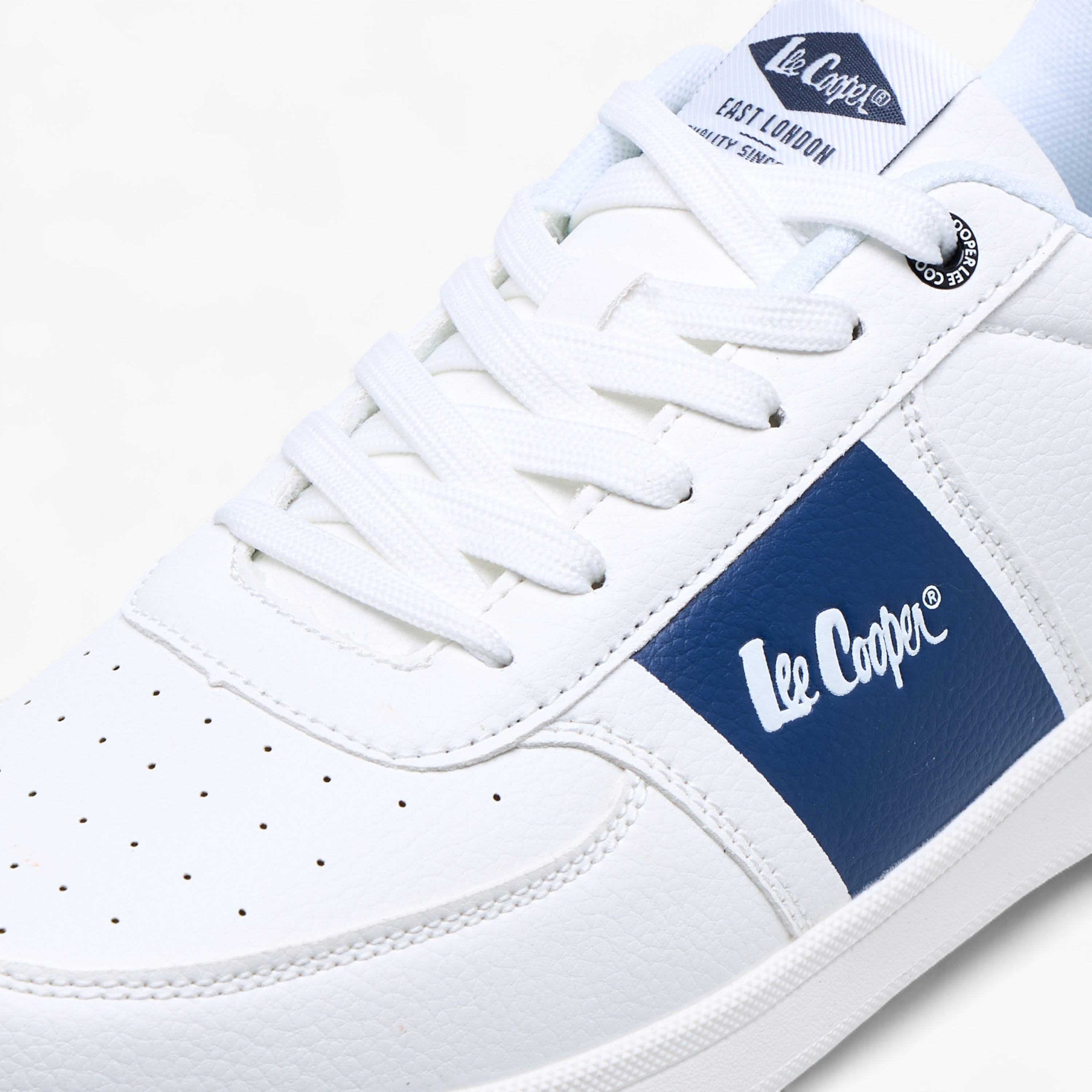 Lee Cooper Men's Perforated Lace-Up Sneakers-men-shoes-sneakers-image-4