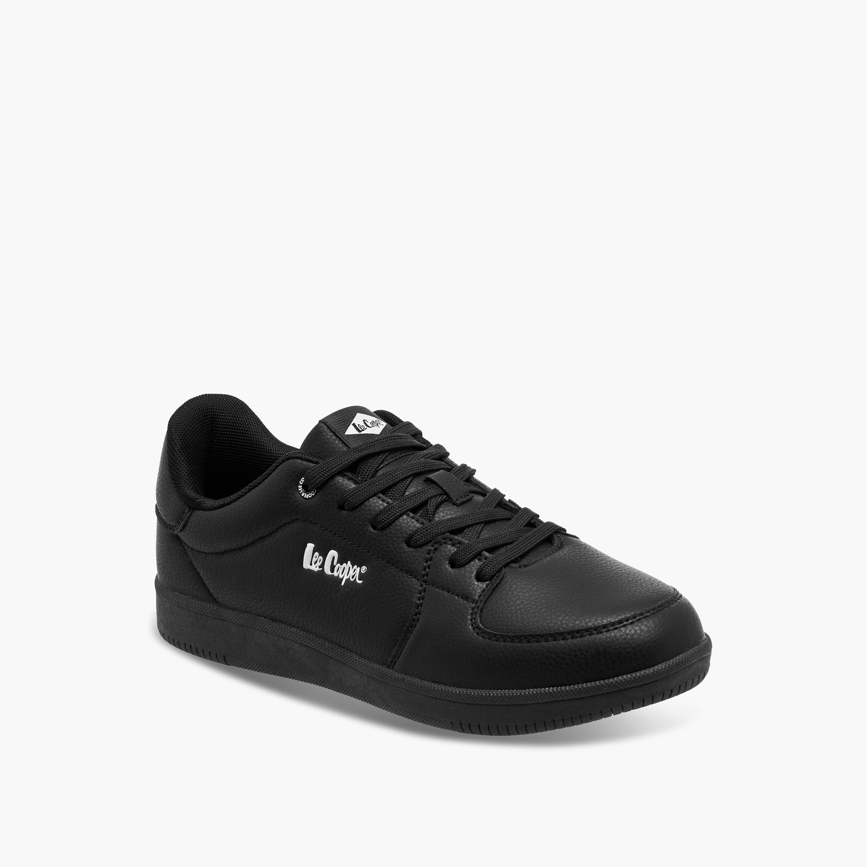 Lee Cooper Men's Panelled Lace-Up Sneakers-men-shoes-sneakers-image-2