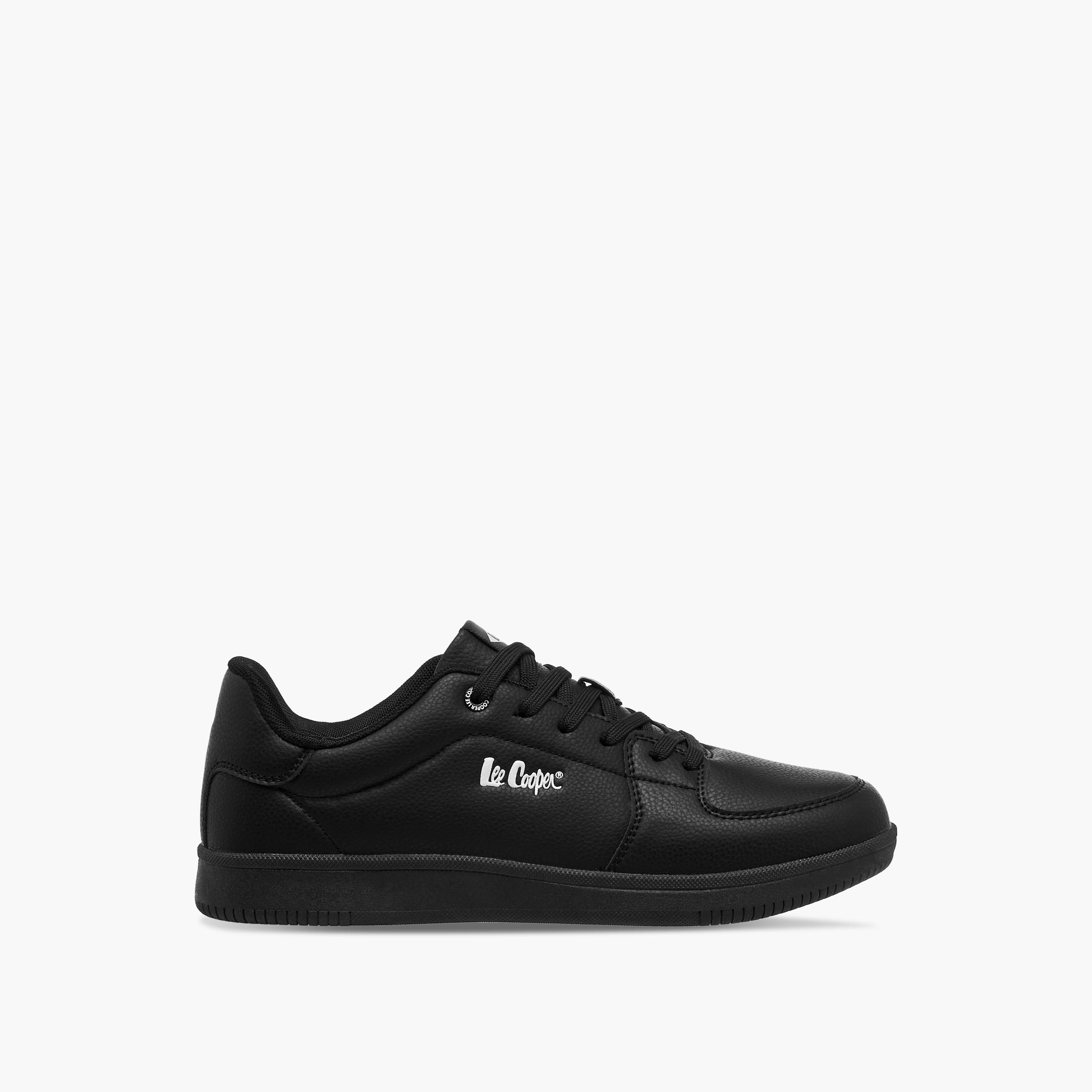 Lee Cooper Men's Panelled Lace-Up Sneakers-men-shoes-sneakers-image-3