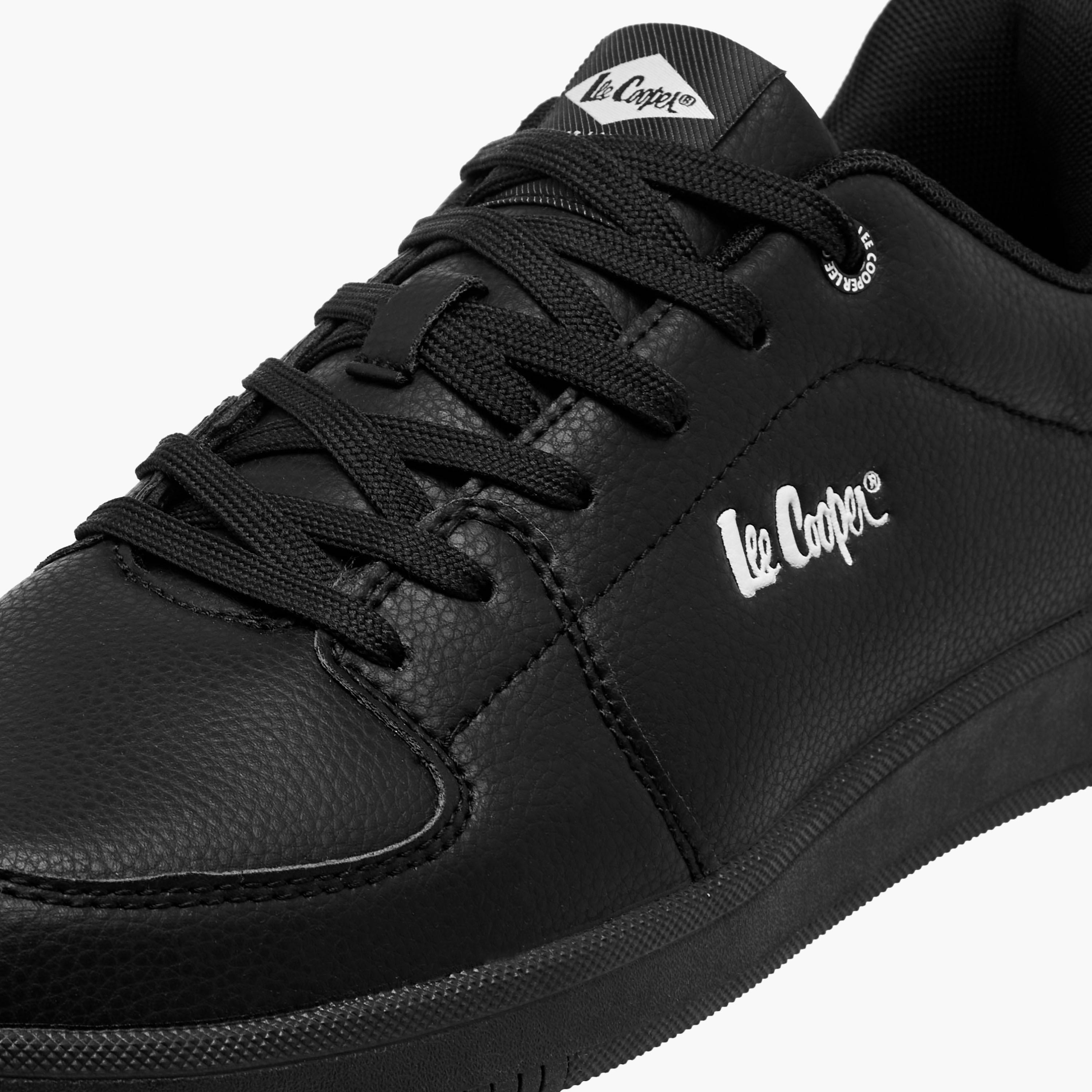 Lee Cooper Men's Panelled Lace-Up Sneakers-men-shoes-sneakers-image-4