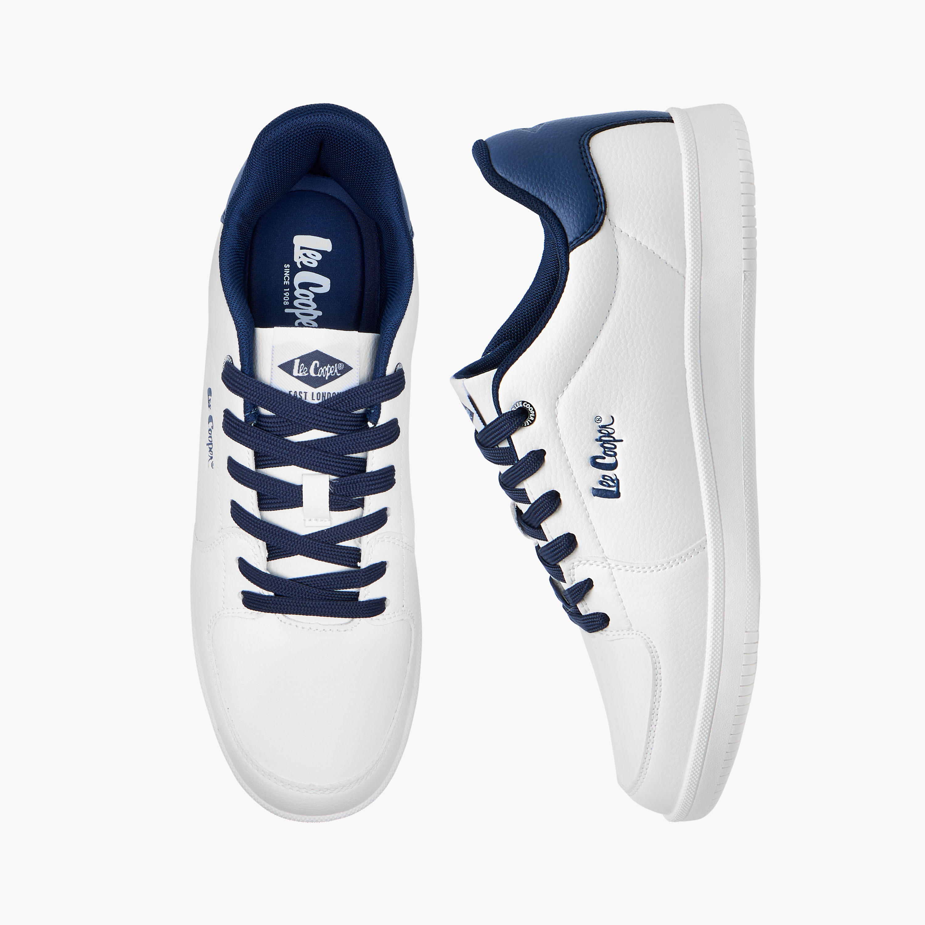Lee Cooper Men's Panelled Lace-Up Sneakers-men-shoes-sneakers-image-1
