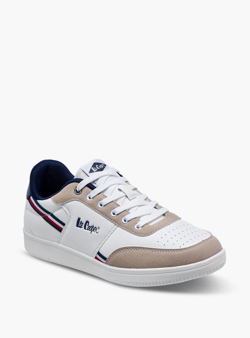 Lee Cooper Men's Colourblock Lace-Up Sneakers-men-shoes-sneakers-image-2