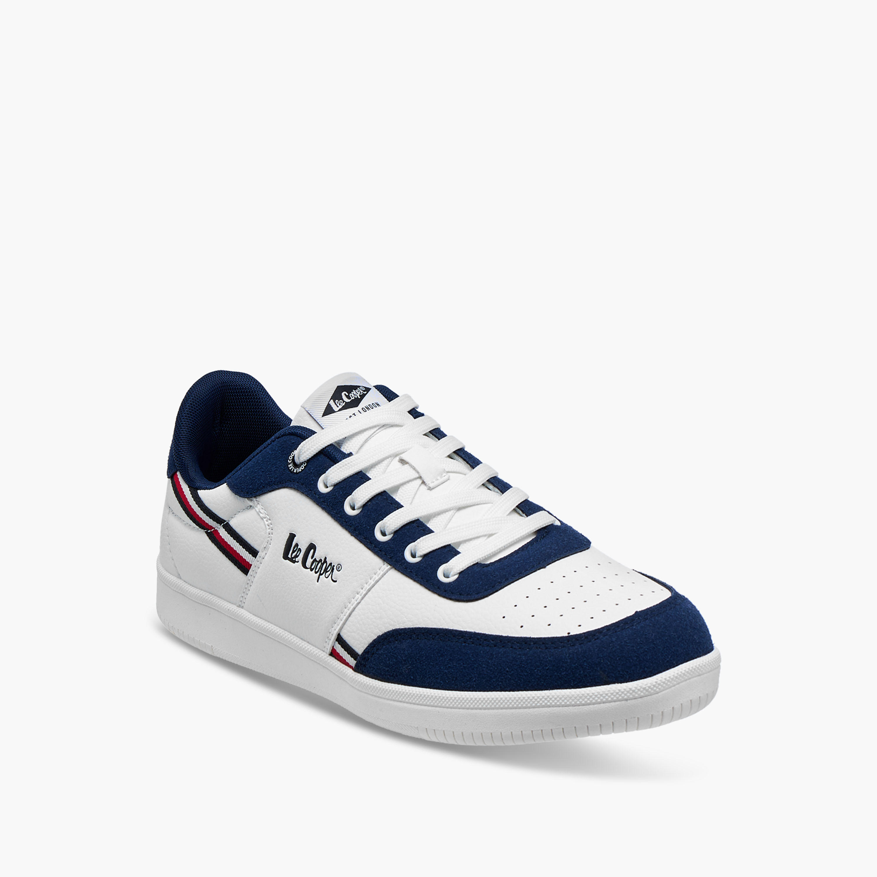 Lee Cooper Men's Colourblock Lace-Up Sneakers-men-shoes-sneakers-image-2