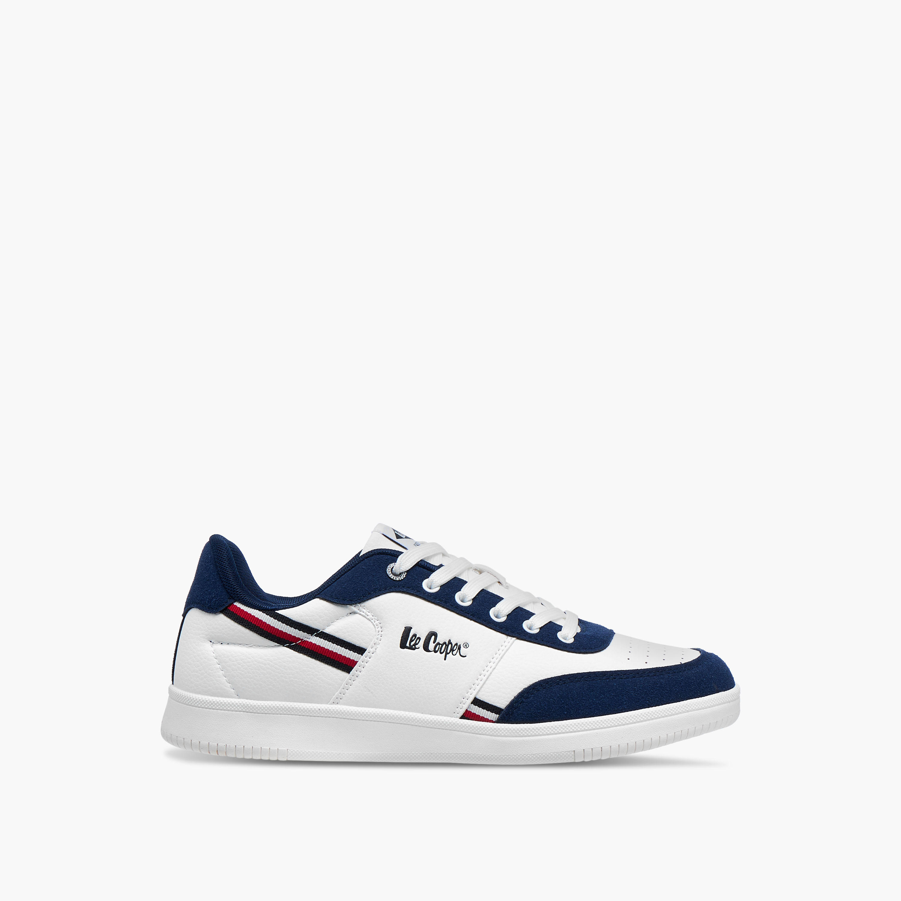 Lee Cooper Men's Colourblock Lace-Up Sneakers-men-shoes-sneakers-image-3