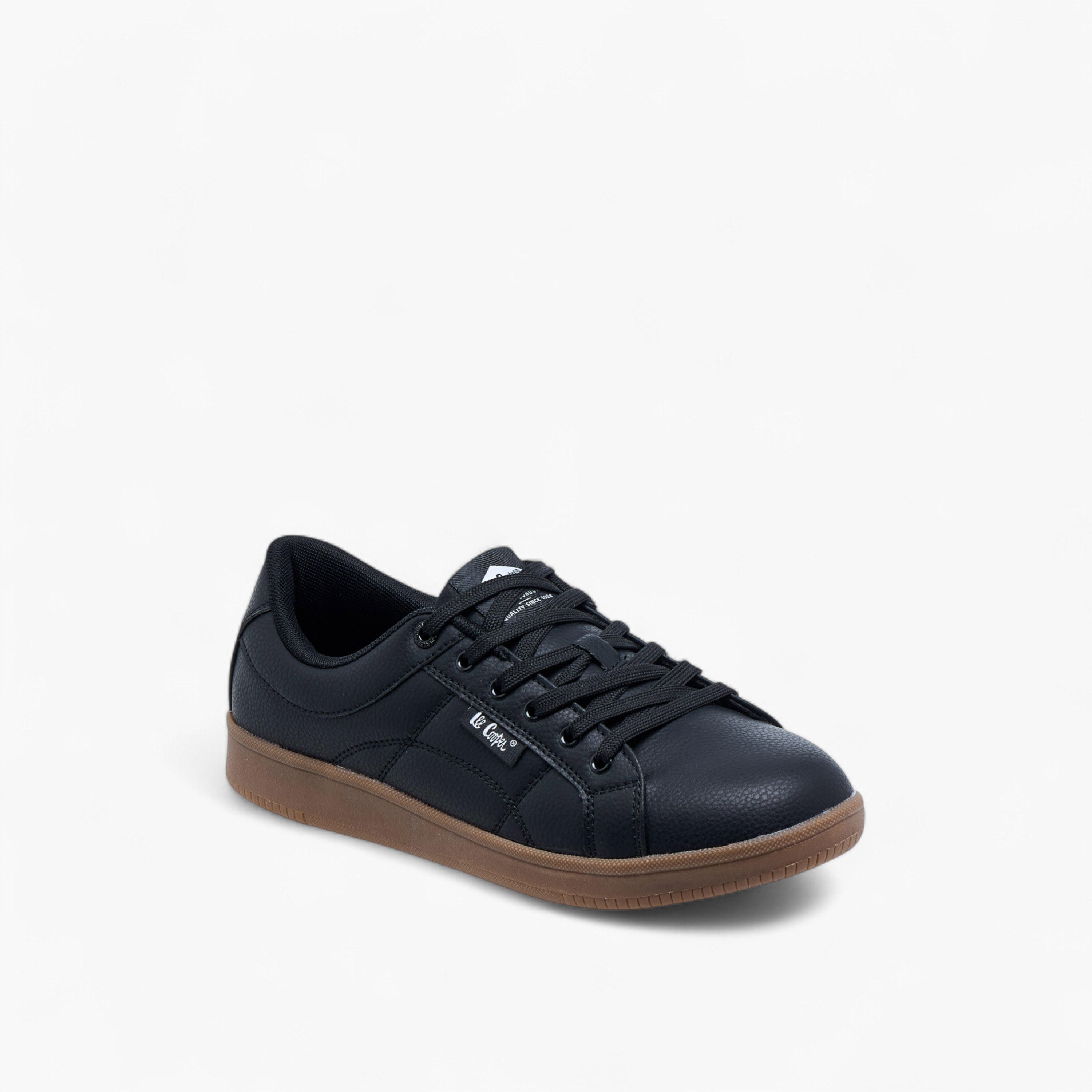 Lee Cooper Men's Perforated Lace-Up Sneakers-men-shoes-sneakers-image-2